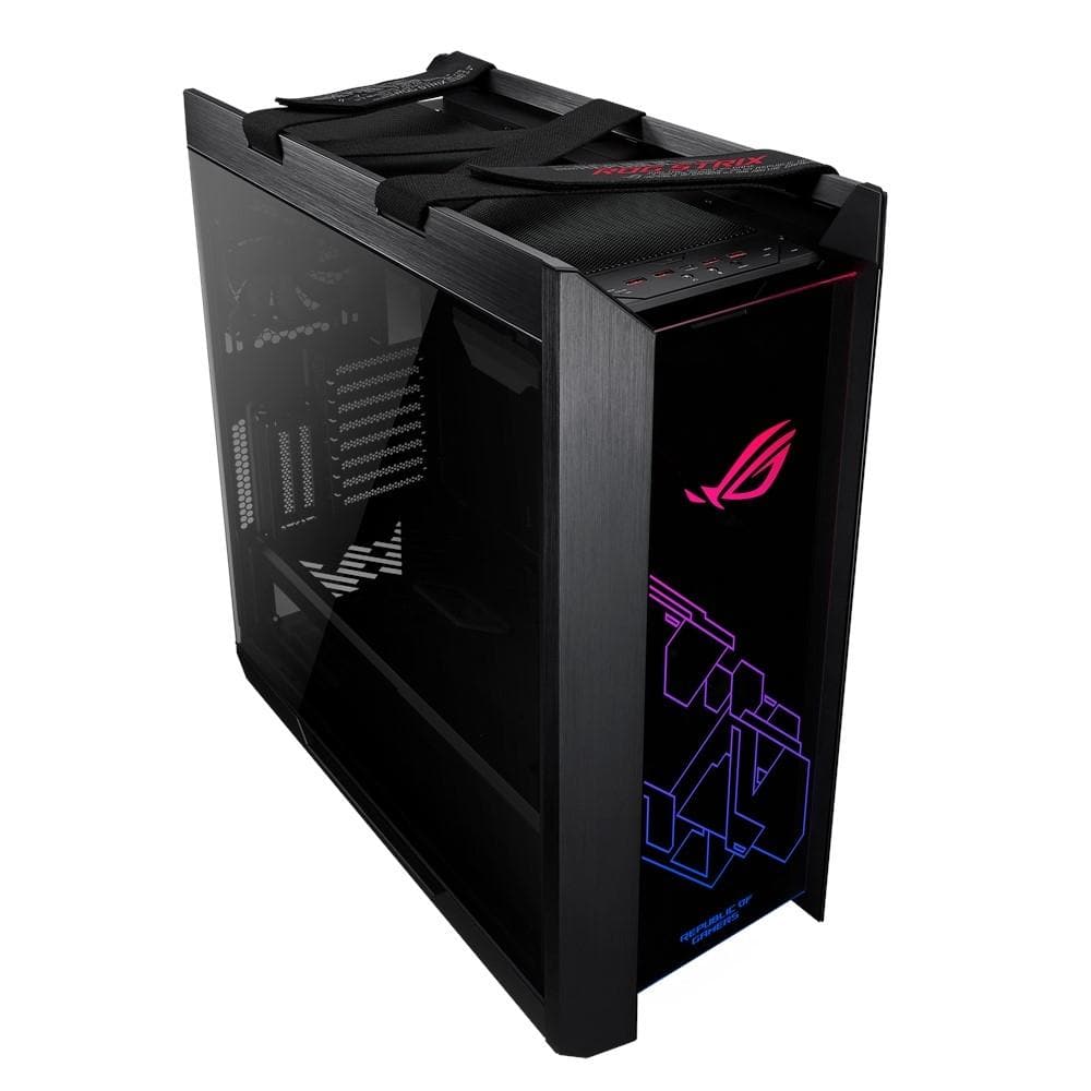 ASUS ROG Strix Helios GX601 Tempered Glass Mid-Tower Gaming PC Case - Premium RGB Lighting, Excellent Airflow, Cable Management | Perfect for High-End Gaming Rigs & Custom PC Builds