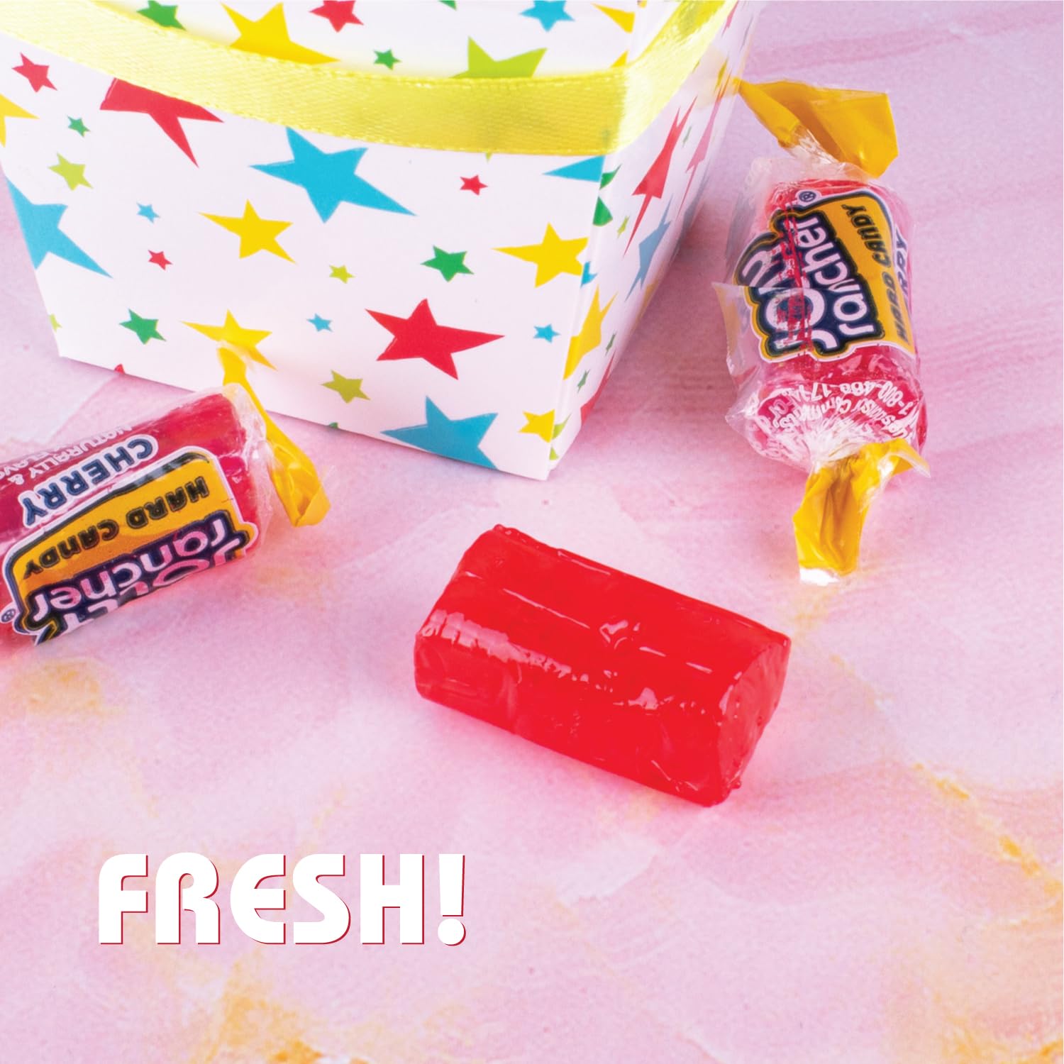 Jolly Ranchers Hard Candy Cherry - 1.5 lb Fruit Flavored Candy Made with Real Juice | Gluten Free Individually Wrapped Treats | Perfect for Easter Baskets, Party Favors & Office Snacks