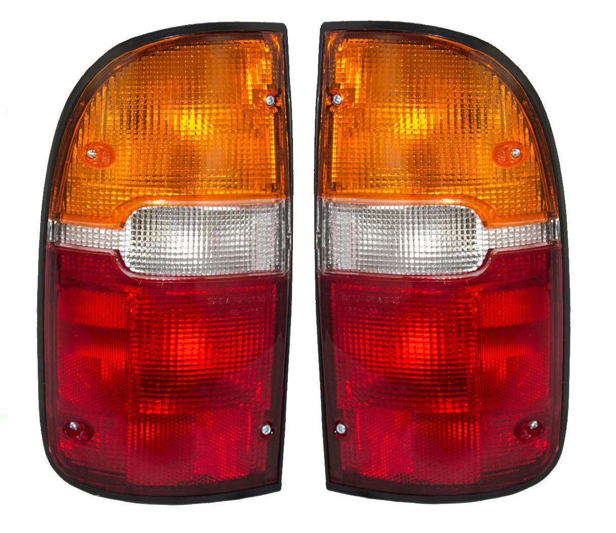 RAREELECTRICAL Toyota Tacoma Tail Lights (1995-2000) - Compatible with Part Numbers TO2801116, 8155004030, TO2800116, 8156004030 - Replacement for Damaged or Worn-Out Lights - Perfect for Off-Roading, Night Driving & Vehicle Restoration
