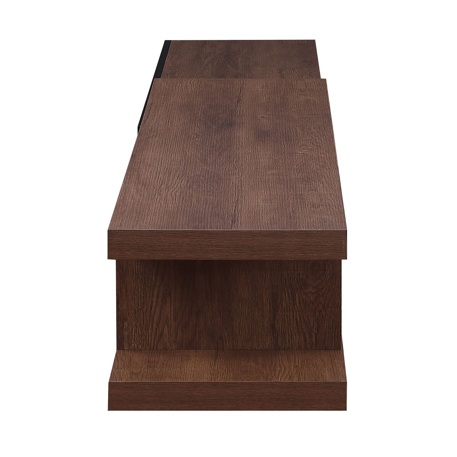 Criterion Dark Oak Extendable TV Stand 279cm - Modern Entertainment Center for Living Room, Home Theater & Media Storage