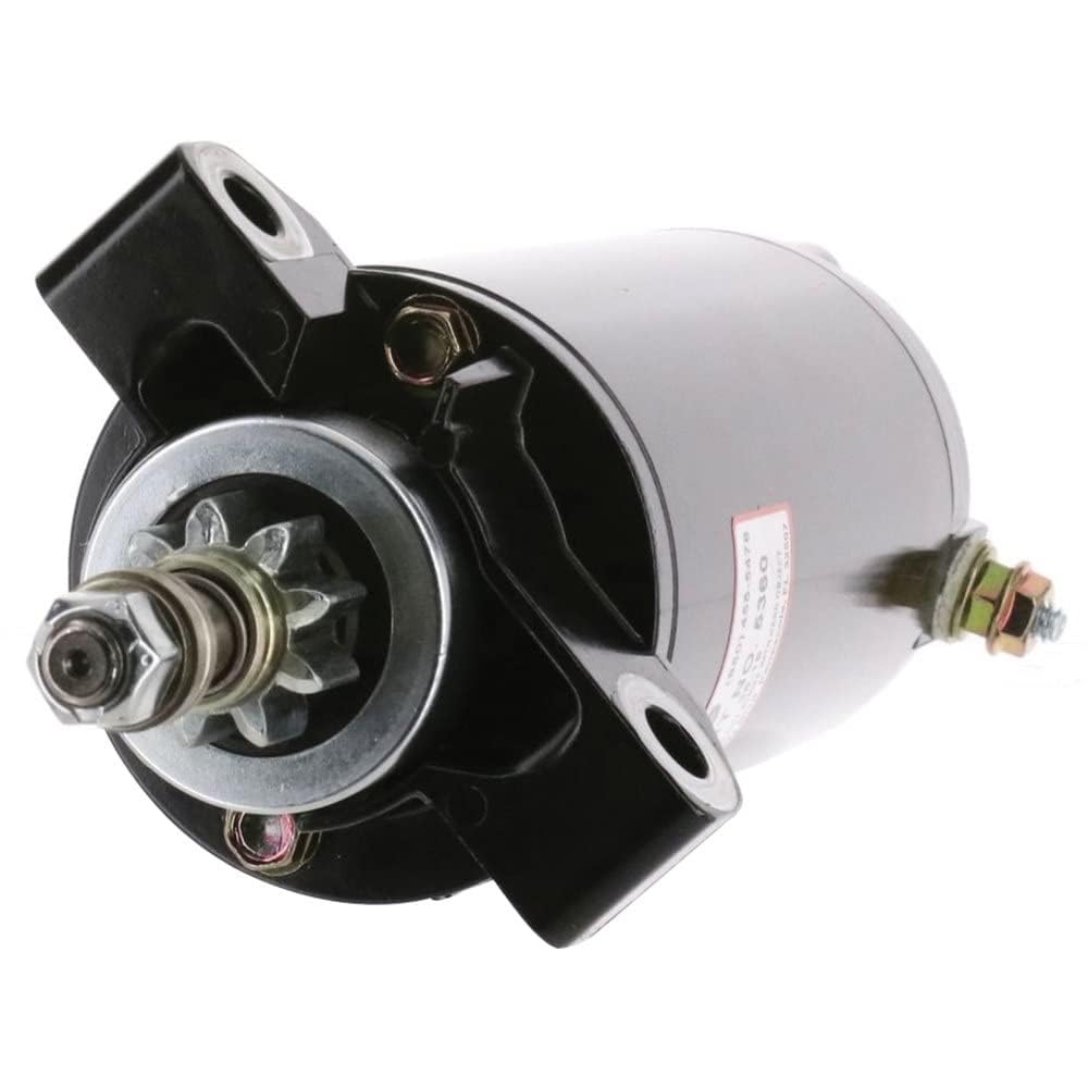 Arco 5360 Outboard Starter for Mercury/Mariner 40HP 50HP 60HP 4-Cylinder 4-Stroke Engines - 9-Tooth Drive Gear Replacement Part for Marine Boats & Fishing Boats
