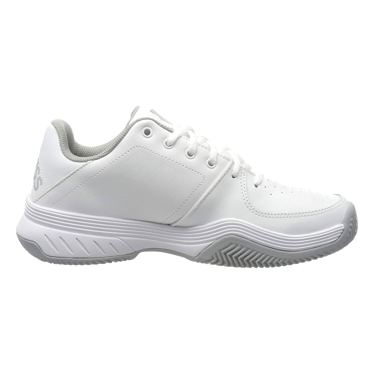 K Swiss Court Express Women's Clay Court Tennis Shoes - White & Silver | Lightweight & Durable for Competitive Play & Training