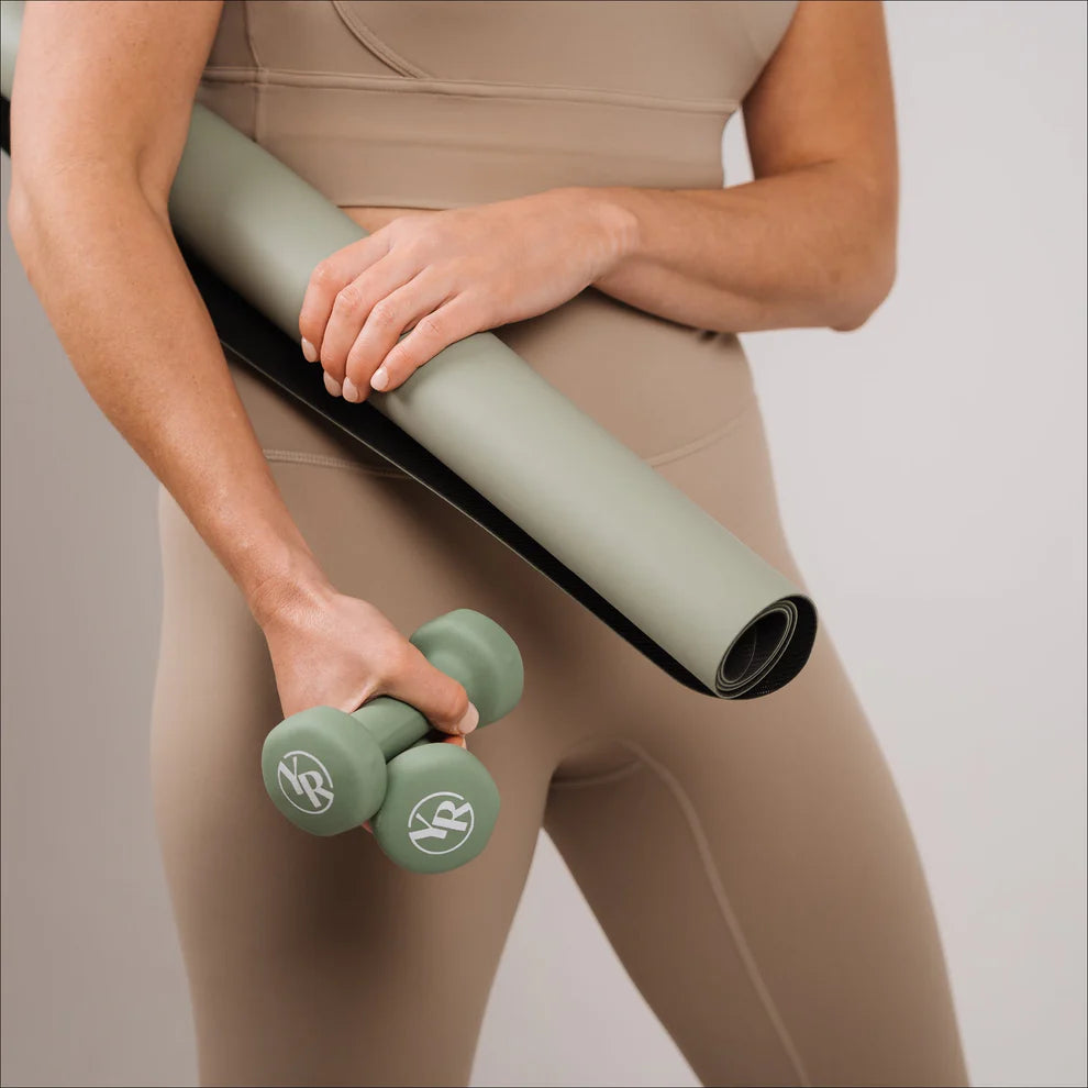 Pilates Dumbbell Hand Weights Set of 2 - Lightweight Fitness Equipment for Home Workouts, Strength Training & Toning - Perfect for Pilates, Yoga & Aerobic Exercises