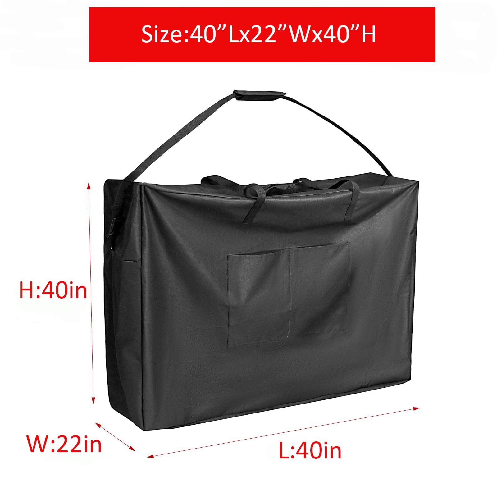 Waterproof Rollator Travel Bag for Folding Walker - Universal Wheelchair Transport Chair Accessory | Perfect for Air Travel, Shopping & Outdoor Adventures