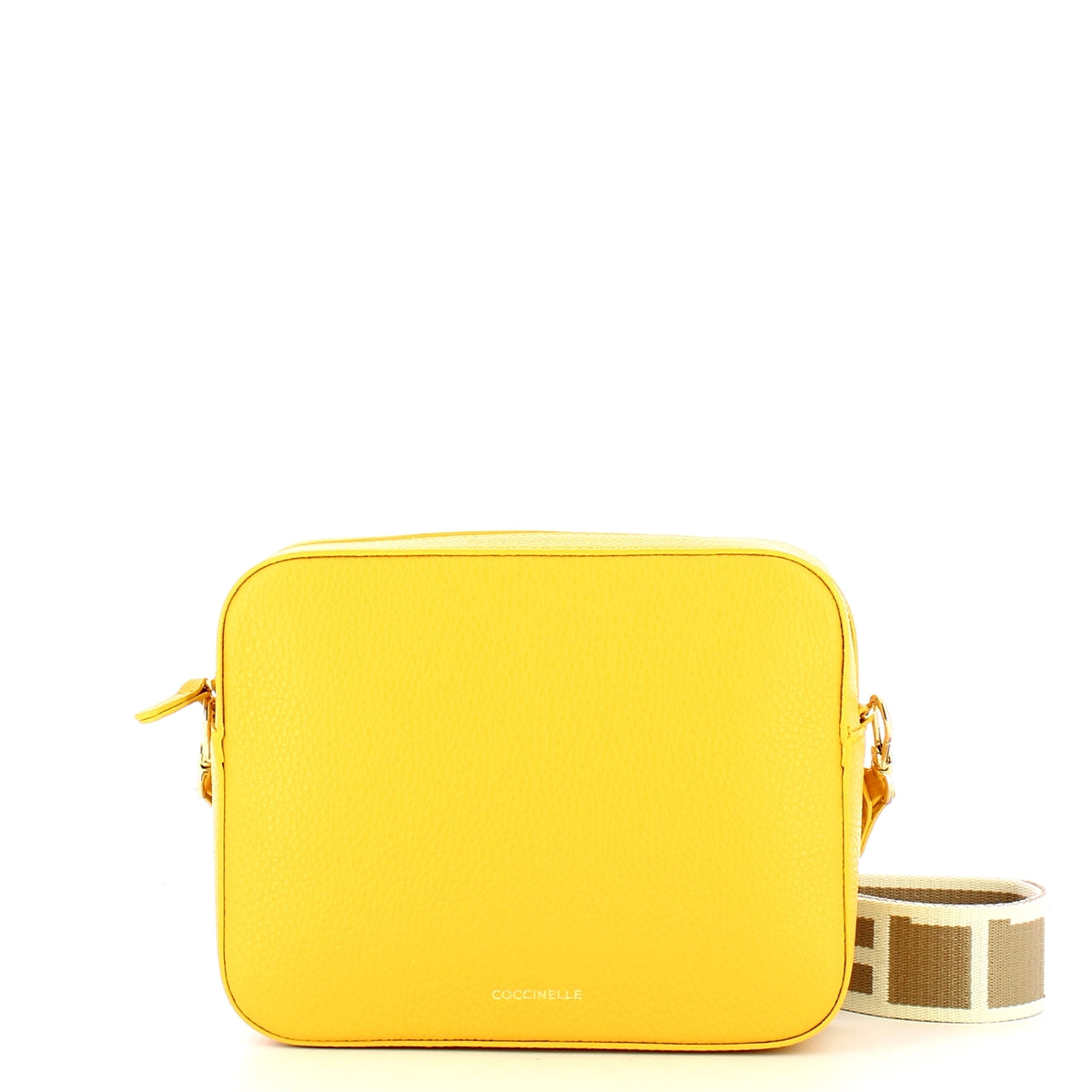 Coccinelle Tebe Soleado Medium Crossbody Bag - MN555M301 - Stylish Leather Handbag for Women - Perfect for Work, Travel & Everyday Use