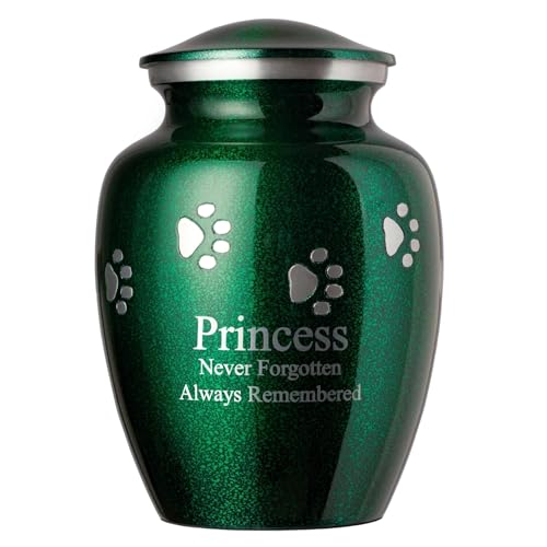 Marine Green, Horizontal Pewter Paws