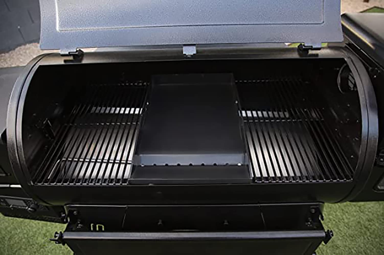 Pit Boss 40630 Ceramic Coated Cooking Grates Set - 1000 Series Griddle Insert for Gas Grills, Black | Durable BBQ Replacement Grates | Perfect for Outdoor Grilling, Backyard BBQs & Camping Cooking