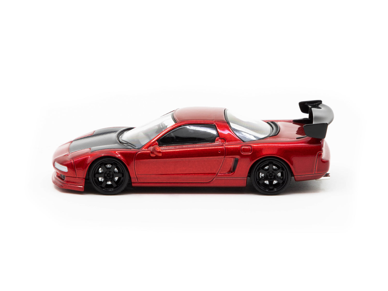 1/64 Scale Honda NSX (NA1) Diecast Model Car - Red Metallic Finish - Perfect for Collectors, Display, and Racing Enthusiasts