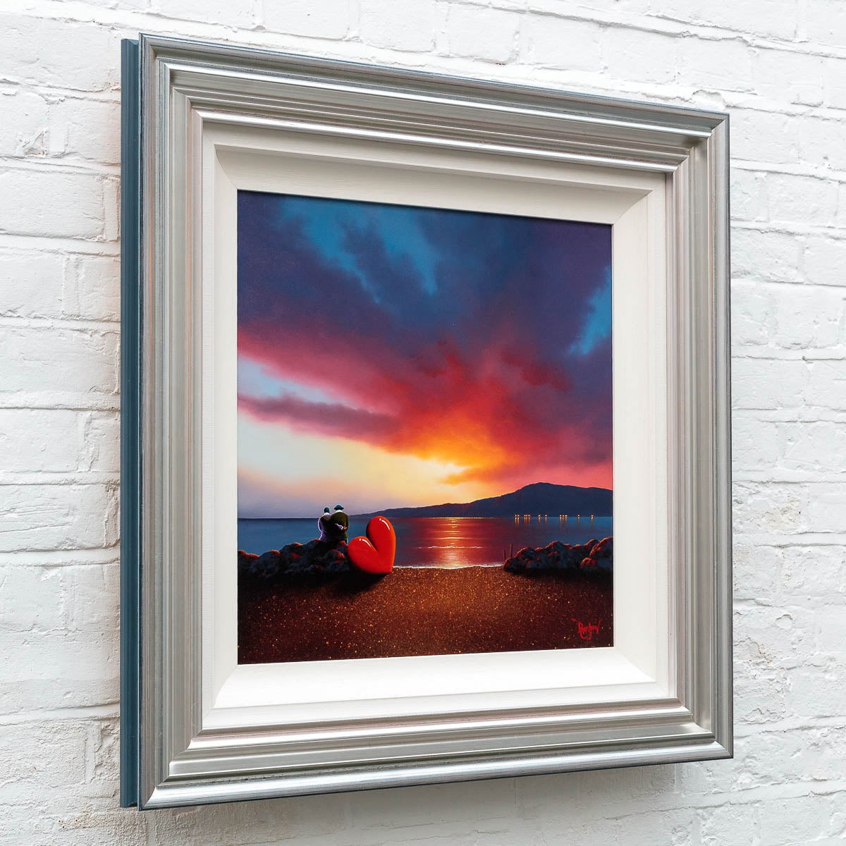 All We Need Is Love And Sunsets - Original Wall Art Print for Home Decor, Living Room, Bedroom & Office | Perfect Gift for Housewarming, Wedding & Anniversary