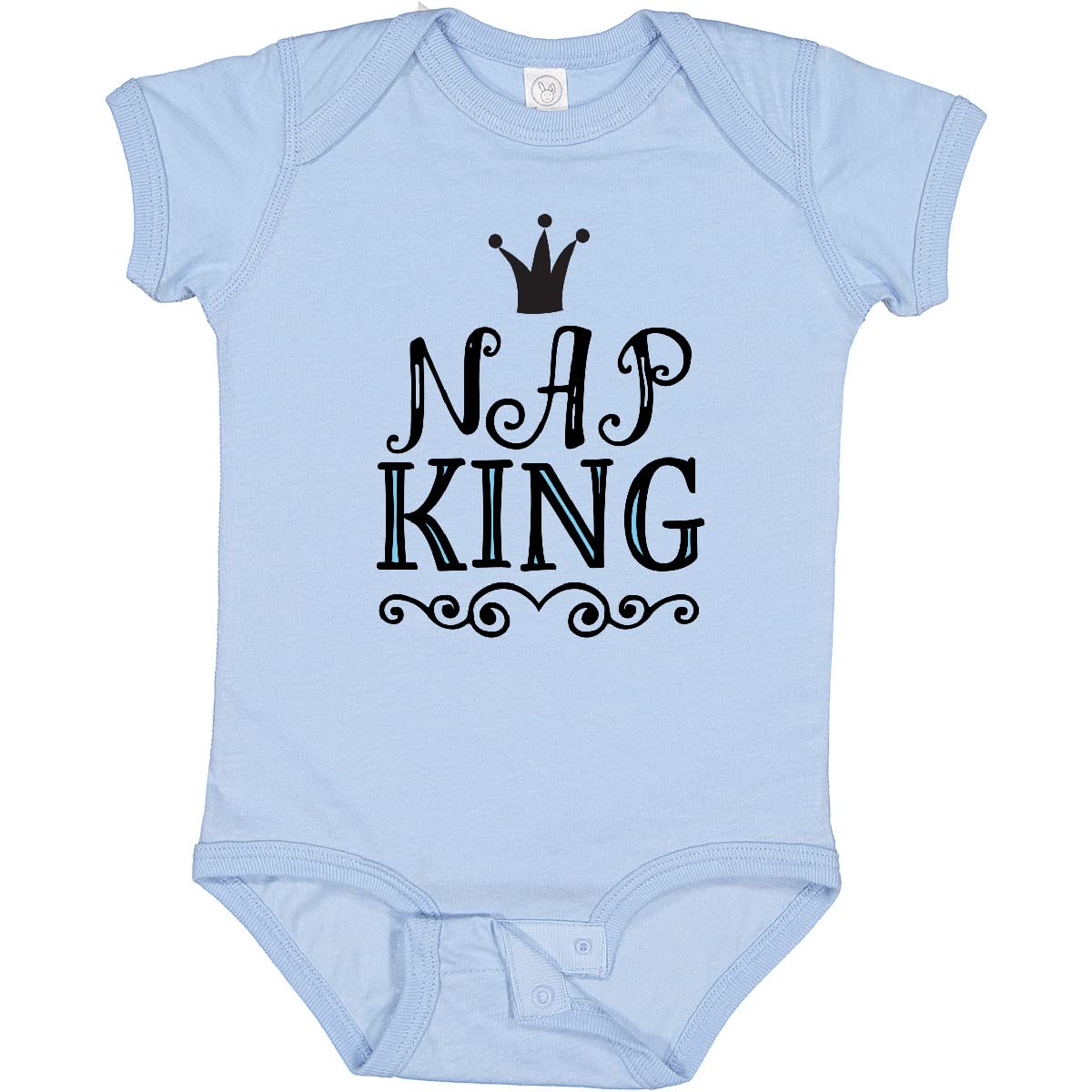 Inktastic Nap King Baby Boy Bodysuit - Soft Cotton Onesie for Newborns & Infants - Perfect for Sleepwear, Playtime & Everyday Outfits
