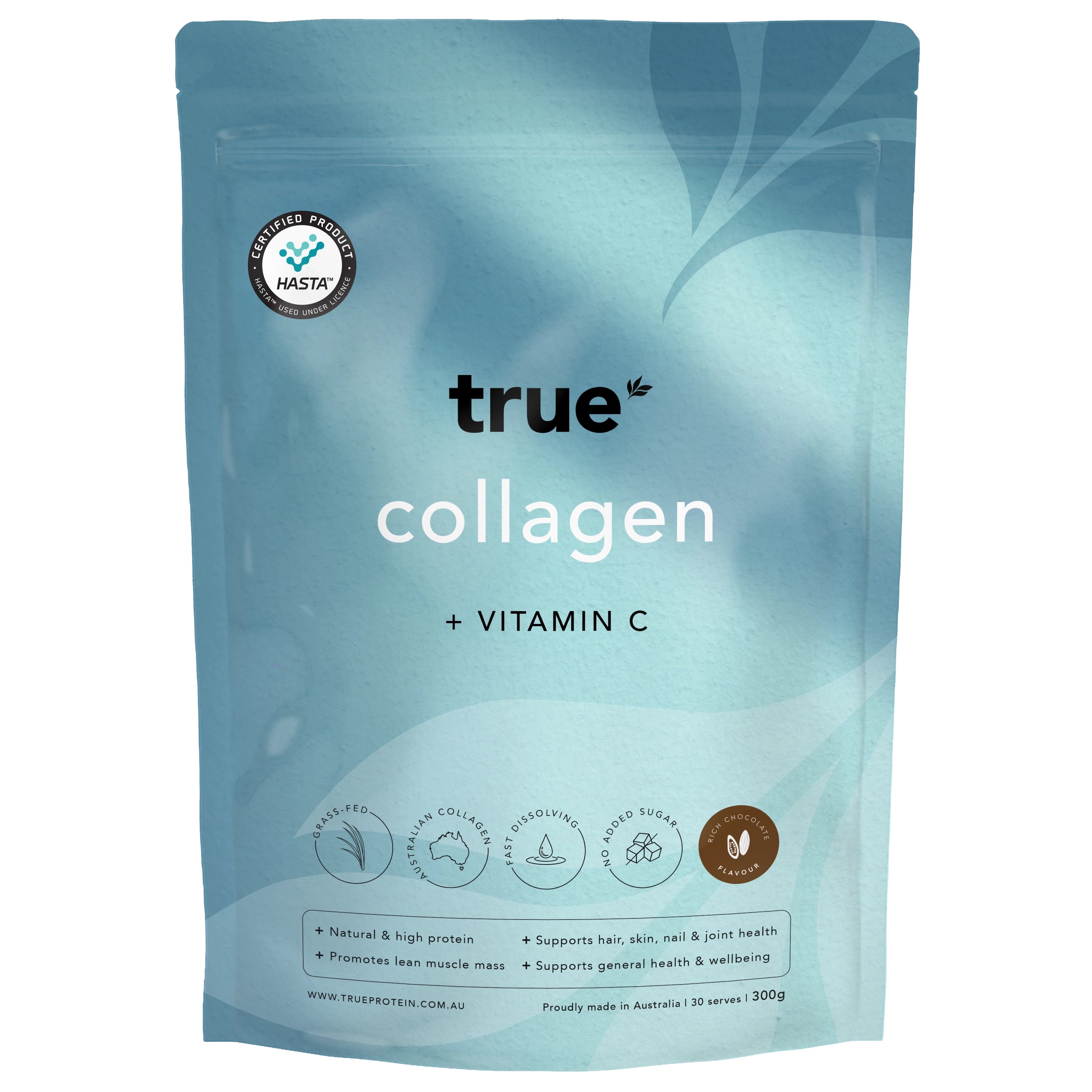 HASTA Collagen + Vitamin C Supplement for Skin, Hair & Nail Health - Anti-Aging & Hydration Boost - Perfect for Daily Wellness & Beauty Routine
