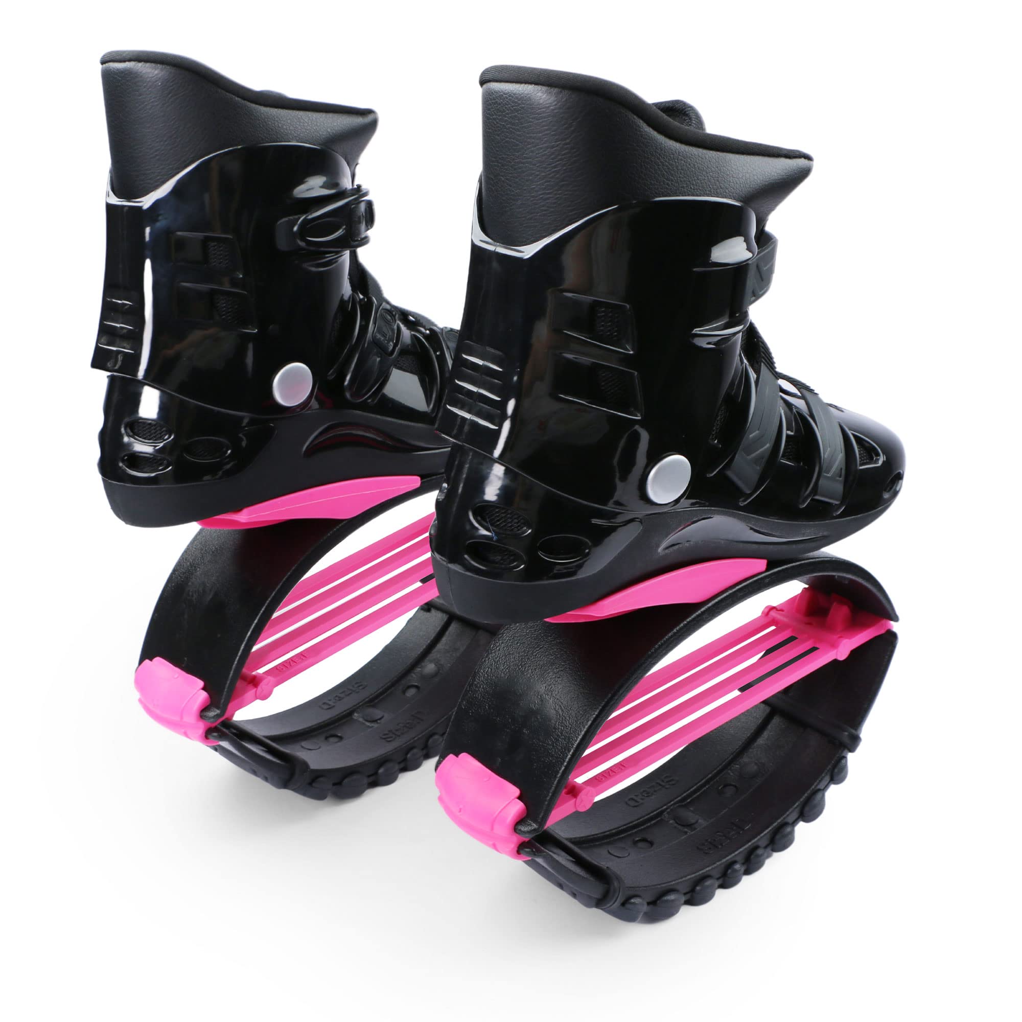 Joyfay Professional Jumping Shoes for Athletes & Heavy Users - High-Performance Fitness Bounce Shoes with 4 Tension Springs for Men & Women - Ideal for Cross Training, Parkour & Cardio Workouts