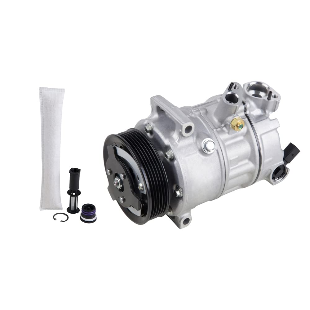 2015-2017 Audi Q3 OEM AC Compressor with A/C Clutch & Drier - Replacement Part 61-87802R4 - Perfect for Summer Cooling & AC System Repair