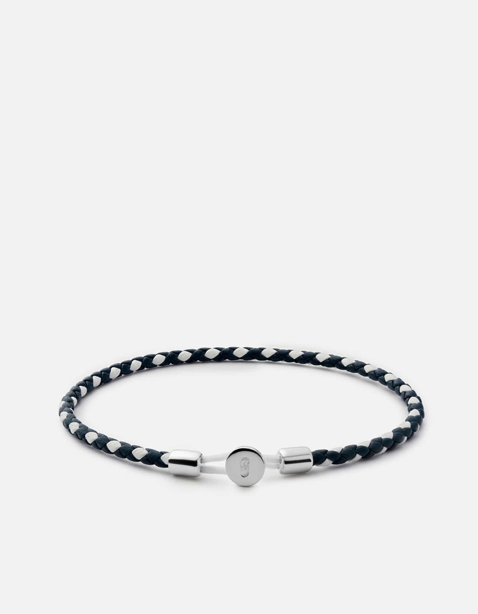 Premium Nexus Leather Bracelet with Sterling Silver Clasp - Stylish & Durable Unisex Jewelry for Everyday Wear, Gifts & Special Occasions