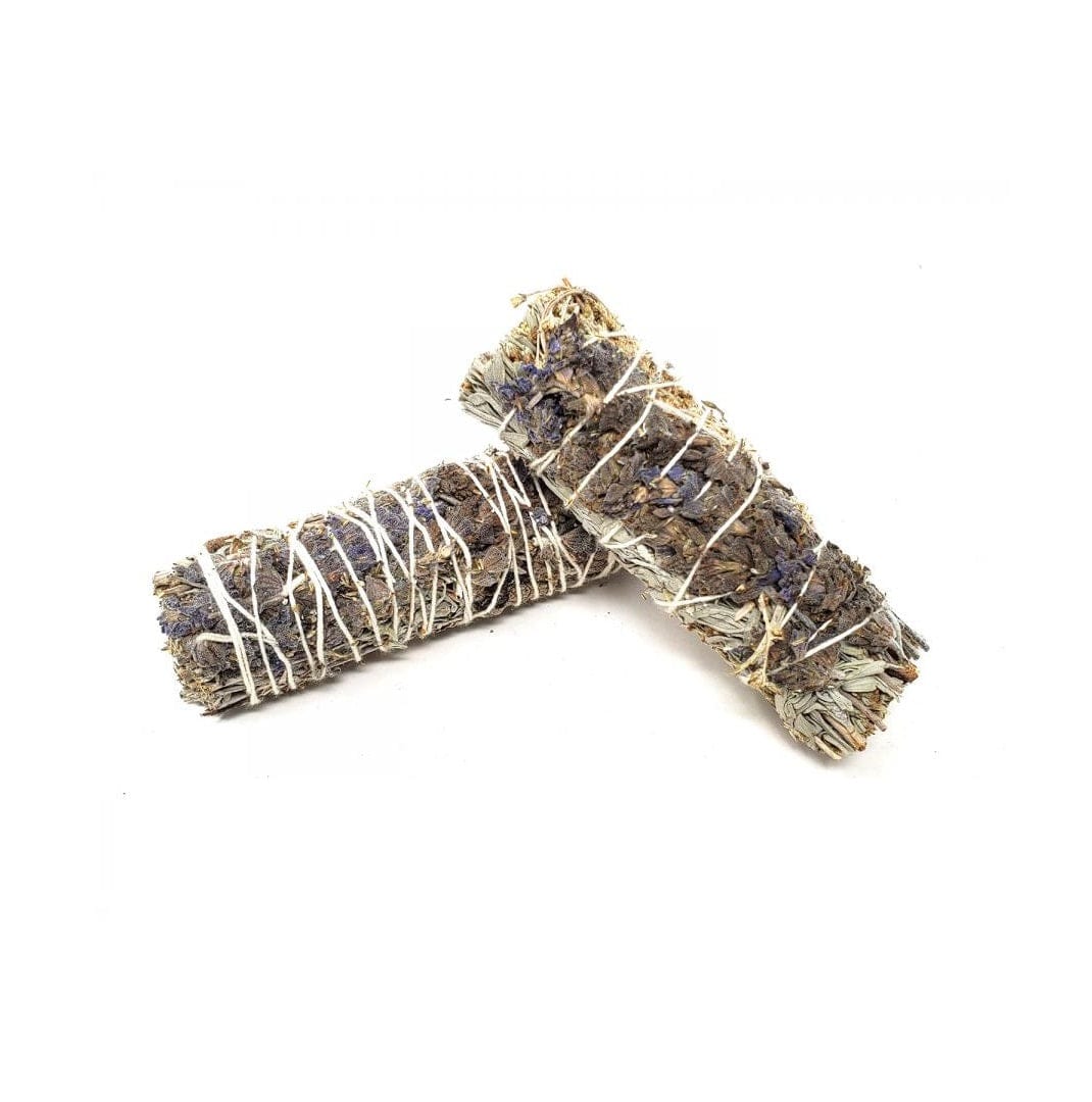 Blue Sage & Lavender Wand - Natural Smudging Stick for Cleansing & Relaxation | Perfect for Meditation, Yoga, and Home Purification Rituals