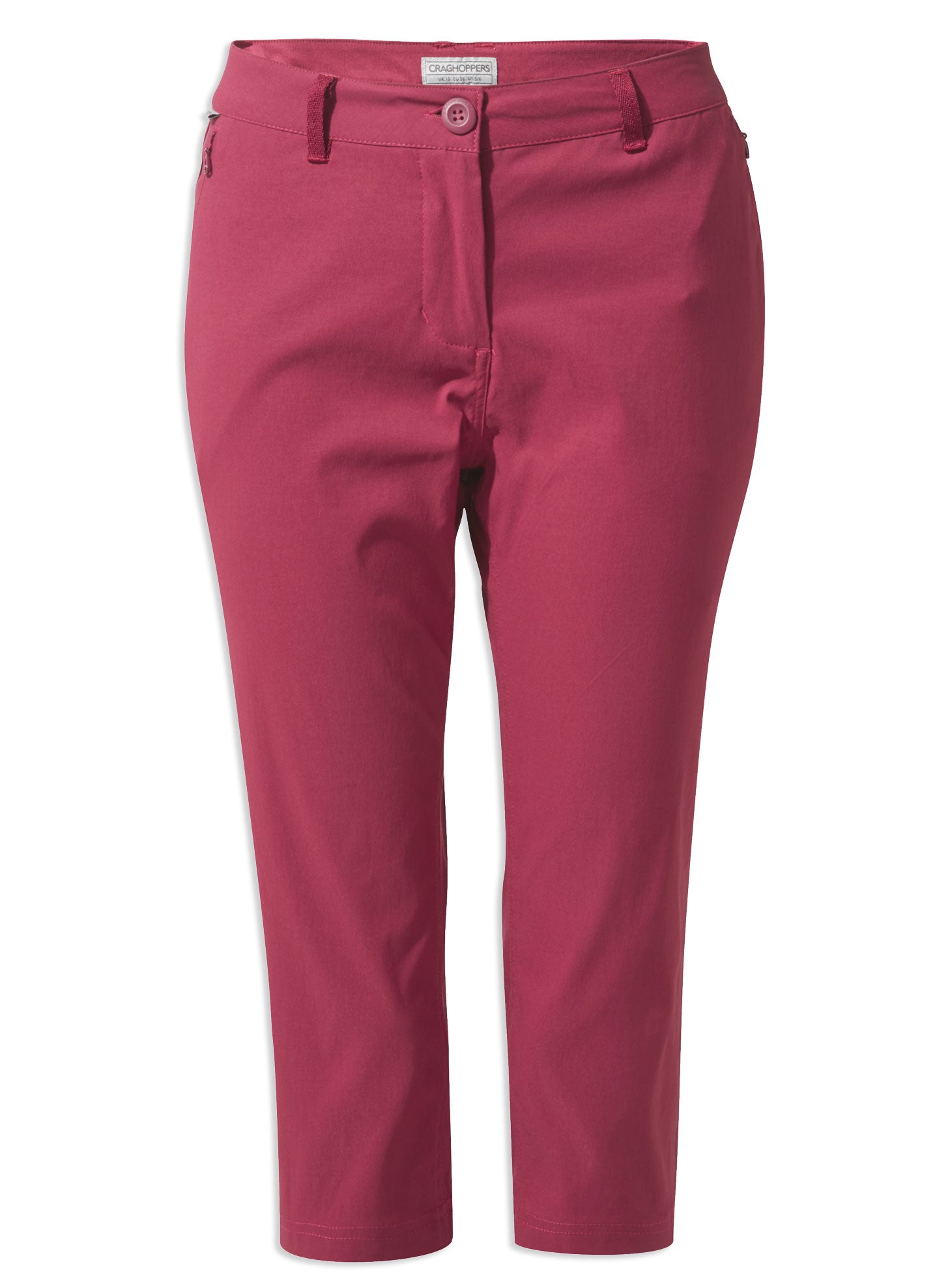 Craghoppers Kiwi Pro Crop Trousers for Women - Lightweight Hiking Pants with UPF 50+ Sun Protection - Perfect for Outdoor Adventures, Travel & Casual Wear