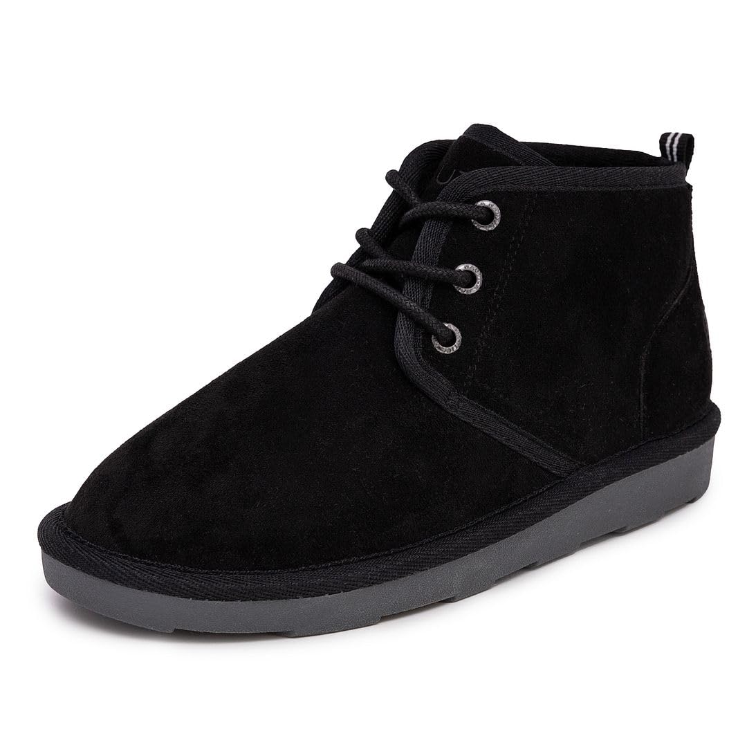 Nautica Kids' Sherpa Fur Snow Boots - Warm Winter Ankle Booties for Boys & Girls (Toddler, Little Kid, Big Kid) | Perfect for Snow Play, Winter Walks & Outdoor Adventures