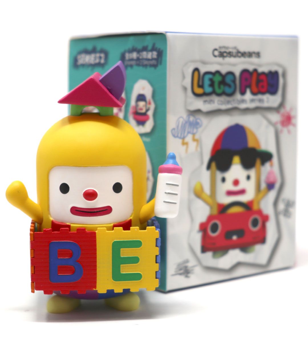 Capsubeans Series 2 Let's Play Display (8pcs) - Fun Collectible Toy Figures for Kids & Adults - Perfect for Display, Playtime, and Gift Giving