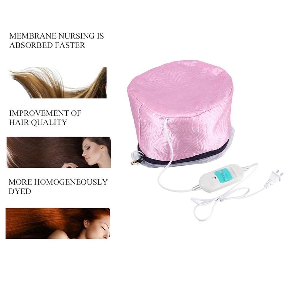 Thermal Hair Spa Cap with Steamer - Deep Conditioning Heat Treatment for Dry Damaged Hair - Perfect for At-Home Salon Care & Relaxation