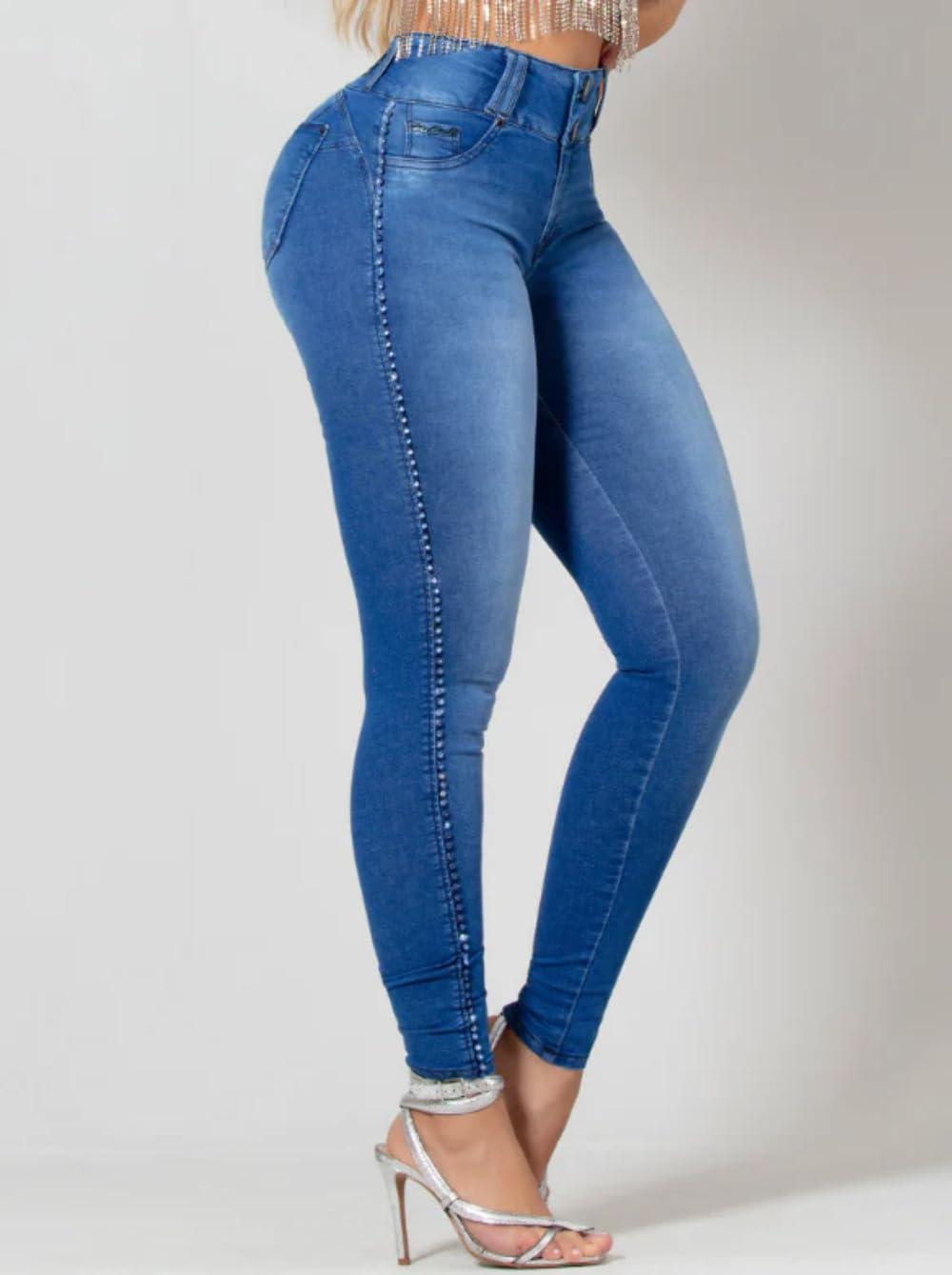 Pit Bull Jeans Women's High Waisted Butt Lifting Jeans - Stretch Denim Pants for Curvy Fit | Perfect for Casual Wear, Night Out & Everyday Comfort