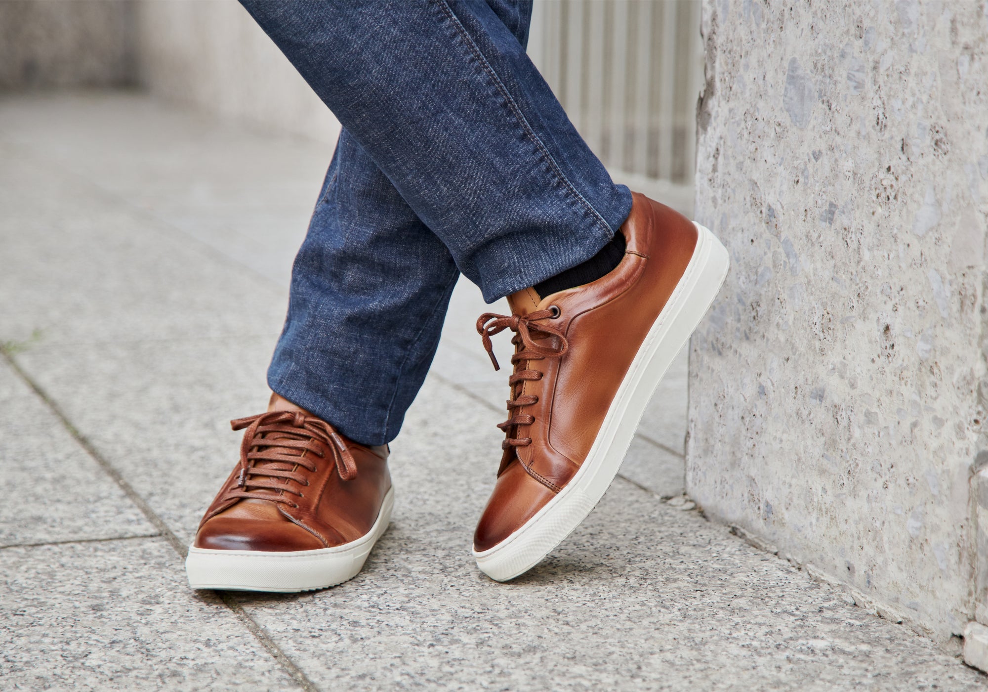 Savelli Gill Men's Comfort Leather Lace-Up Casual Shoes - Handcrafted in Brazil - Perfect for Work, Travel & Everyday Wear