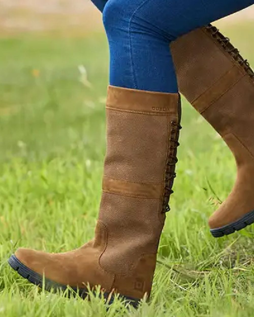 Dublin Danman Men's Leather Cowboy Boots - Western Style Riding Boots for Men - Comfortable & Durable for Work, Rodeo & Outdoor Activities
