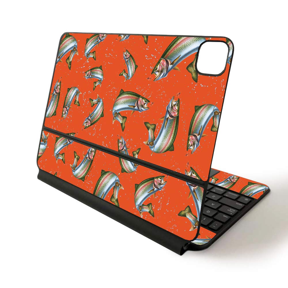 MightySkins Vinyl Decal Wrap Cover for Apple Magic Keyboard iPad Pro 11-inch (2020) - Sushi Design | Protective, Durable, Customizable Skin | Perfect for Work, Travel & Personalization