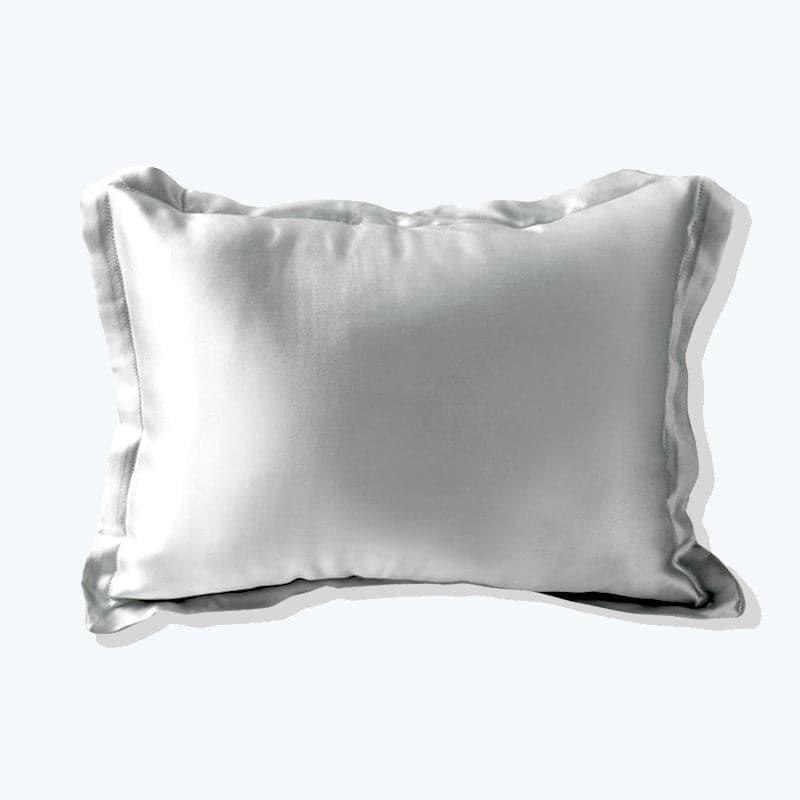 Premium Polyester Filled Pillow with Luxurious Silk Shell - Soft & Supportive Bed Pillow for Side Sleepers, Back Pain Relief, Home & Hotel Use