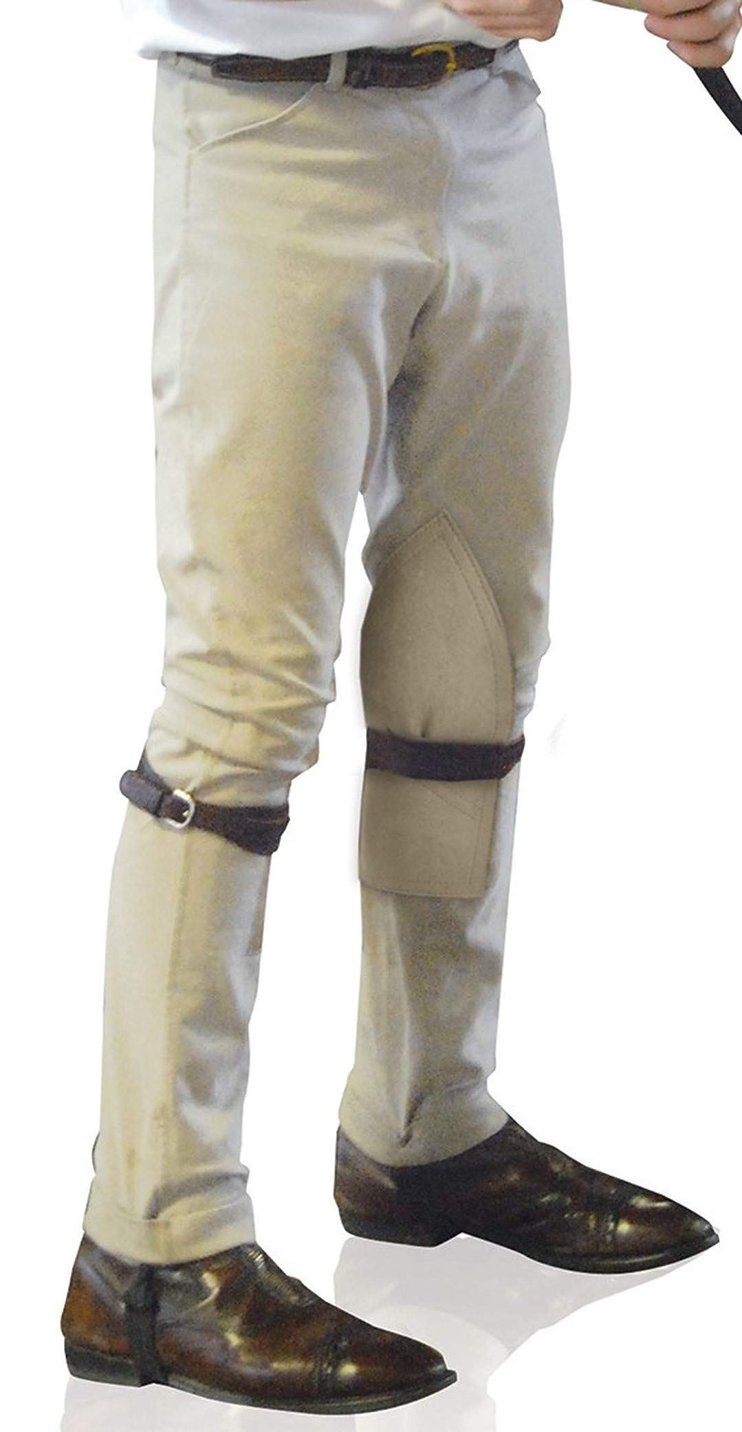 Ovation Boys 4-Pocket Euroweave Jodhpur Pants Size 14 - Classic Equestrian Riding Breeches for Horseback Riding & Show Competitions