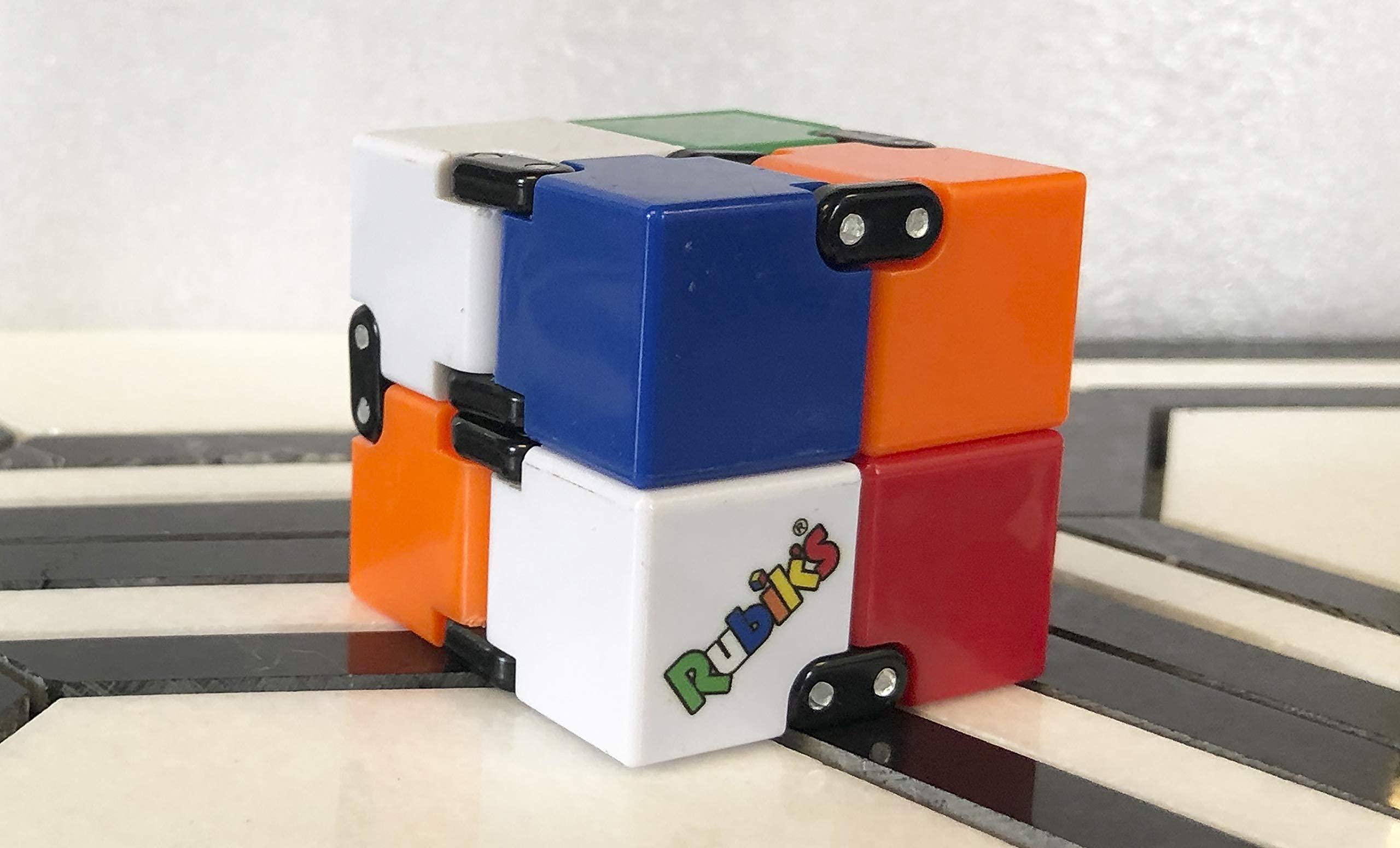 Rubik's Infinity Cube Fidget Toy - Stress Relief & Focus Tool for ADHD, Anxiety - Perfect for Office, School & Travel - Sensory Stimulation & Relaxation Aid