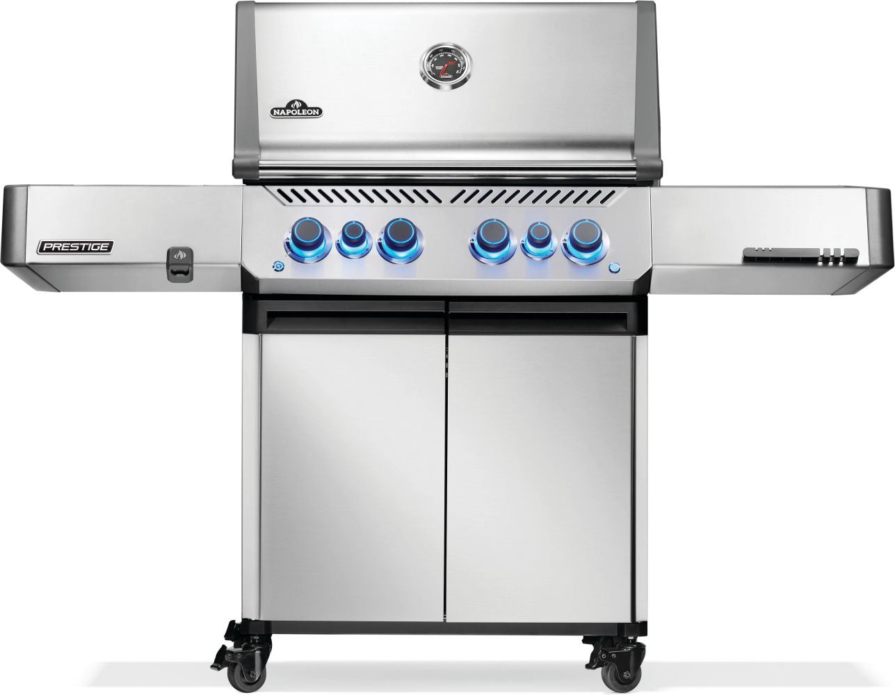 Napoleon Prestige 500 RSIB Propane Gas Grill with Infrared Side & Rear Burners - Perfect for Backyard BBQs, Outdoor Cooking, and Entertaining Guests
