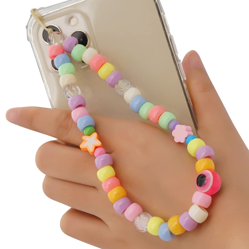 Beaded Phone Lanyard Wrist Strap - Bohemian Anti-Lost Phone Chain for Women | Perfect for Work & Travel