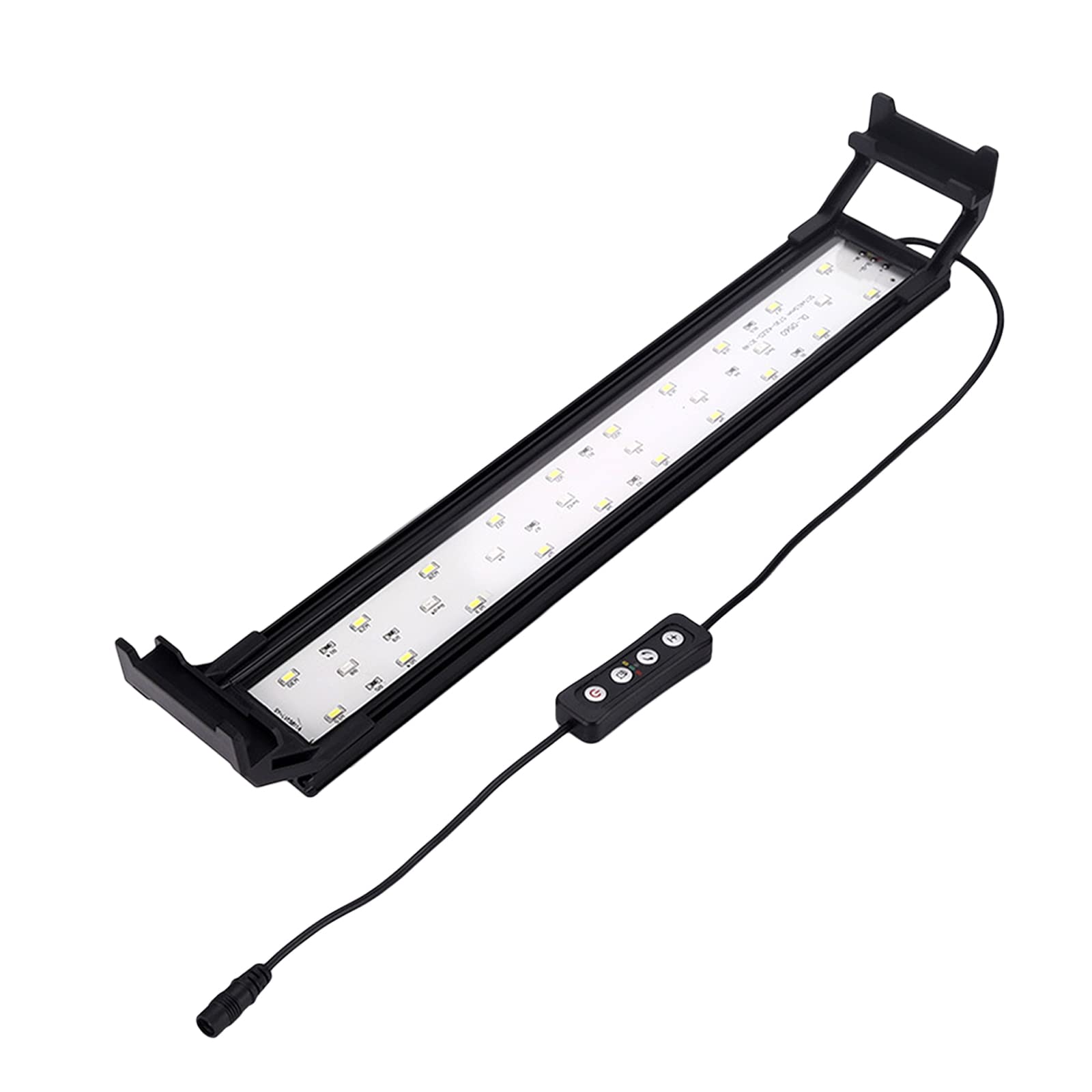 Mibee 8 Inch LED Aquarium Light with Timer - Submersible Fish Tank Light, Adjustable Brightness & 3 Light Modes, Clip-On Design - Perfect for Freshwater/Saltwater Tanks, Coral Growth & Night Viewing