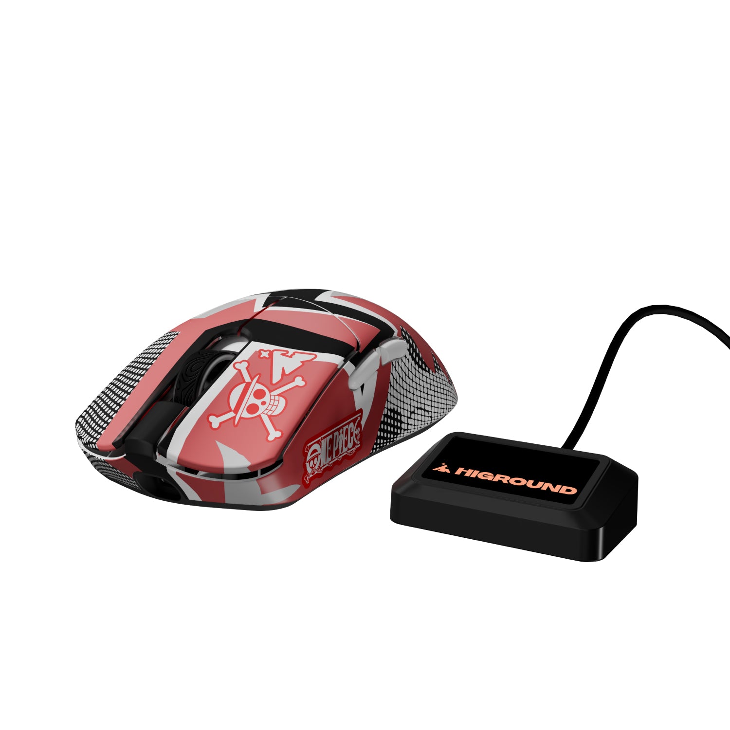 One Piece x HG Yuma Wireless Mouse - Anime Gaming Mouse with Ergonomic Design for PC, Laptop, Mac - Perfect for Anime Fans, Gamers, and Office Work