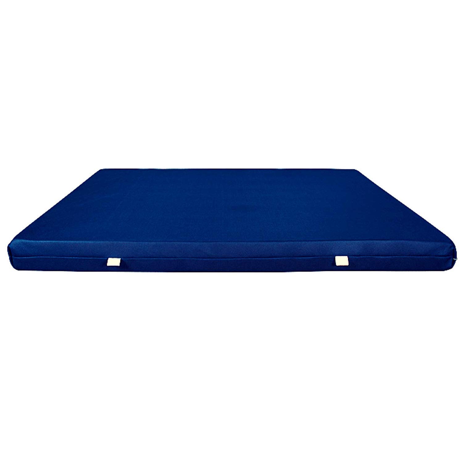 EvergreenWeb - 15cm High Density Foam Mattress 165x195cm with 2 Free Viscoelastic Pillows, Air Space Cover, Breathable Fabric, Orthopedic Support for All Beds - Blue | Perfect for Guest Rooms, Dormitories & Home Use