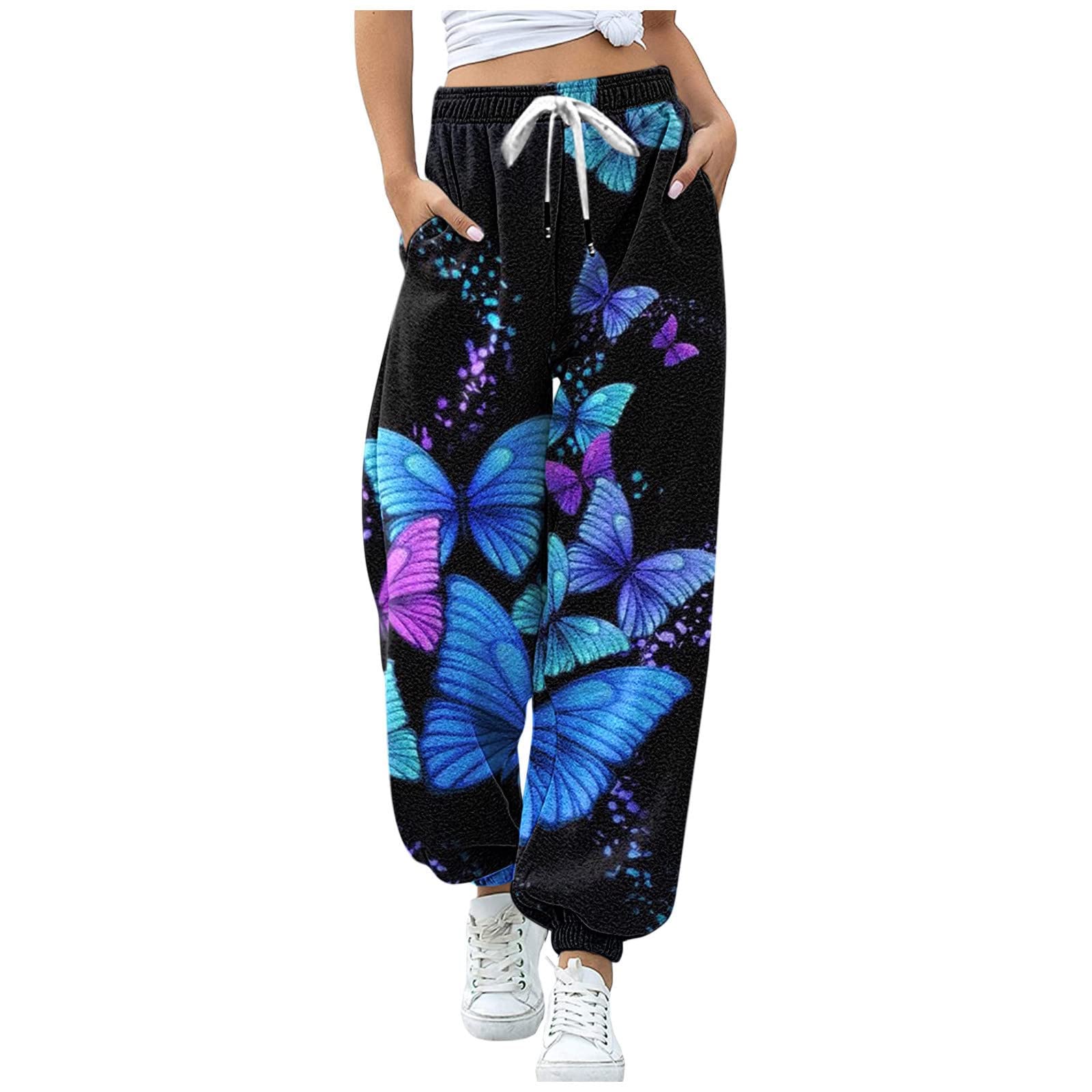 Women's High Waist Sweatpants - Athletic Joggers with Pockets | Yoga & Lounge Pants for Workout, Running, Travel & Home Comfort