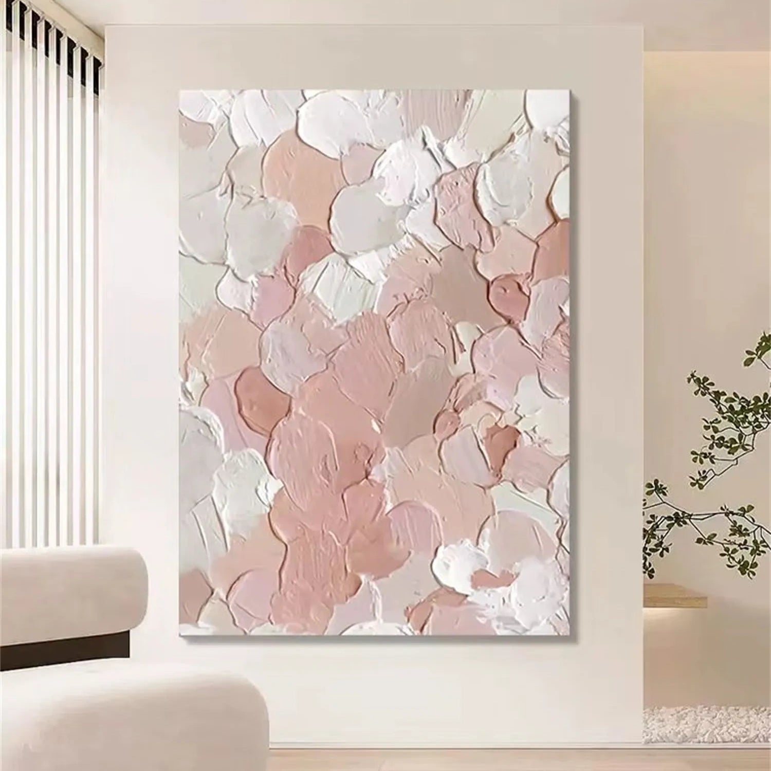 Abstract Painting #AB 148 - Modern Wall Art for Living Room, Bedroom & Office Decor | Large Canvas Artwork for Home & Office