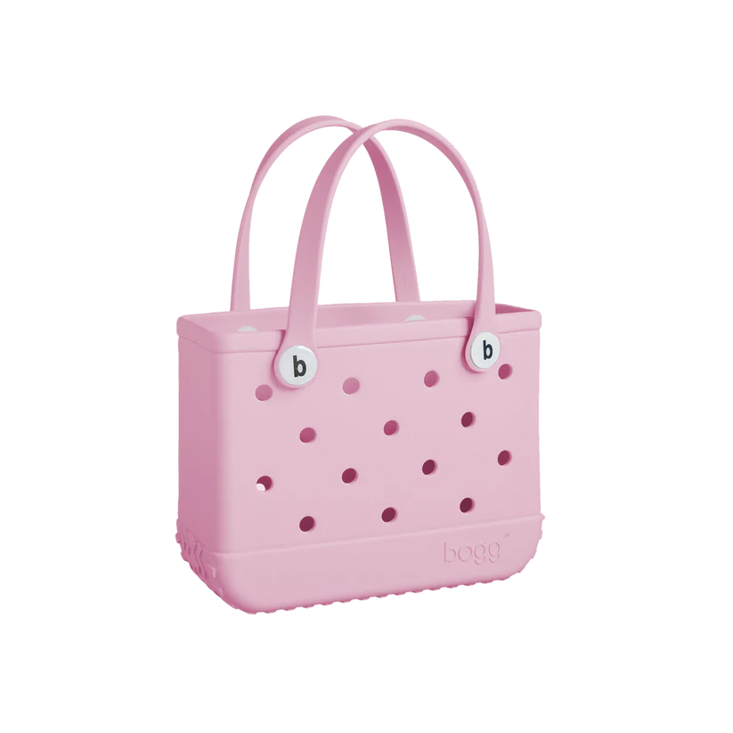 Bitty Bogg Bag - Large Pink Tote with Insulated Cooler Pocket | Perfect for Beach, Pool, Picnics & Travel | Trendy & Durable Waterproof Carryall