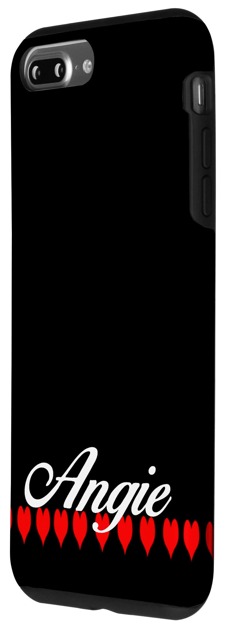 Custom Angie Name Case for iPhone 7 Plus & 8 Plus - Personalized Phone Cover with Name Design - Perfect Gift for Women, Girls & Teens - Ideal for Daily Use, School & Travel