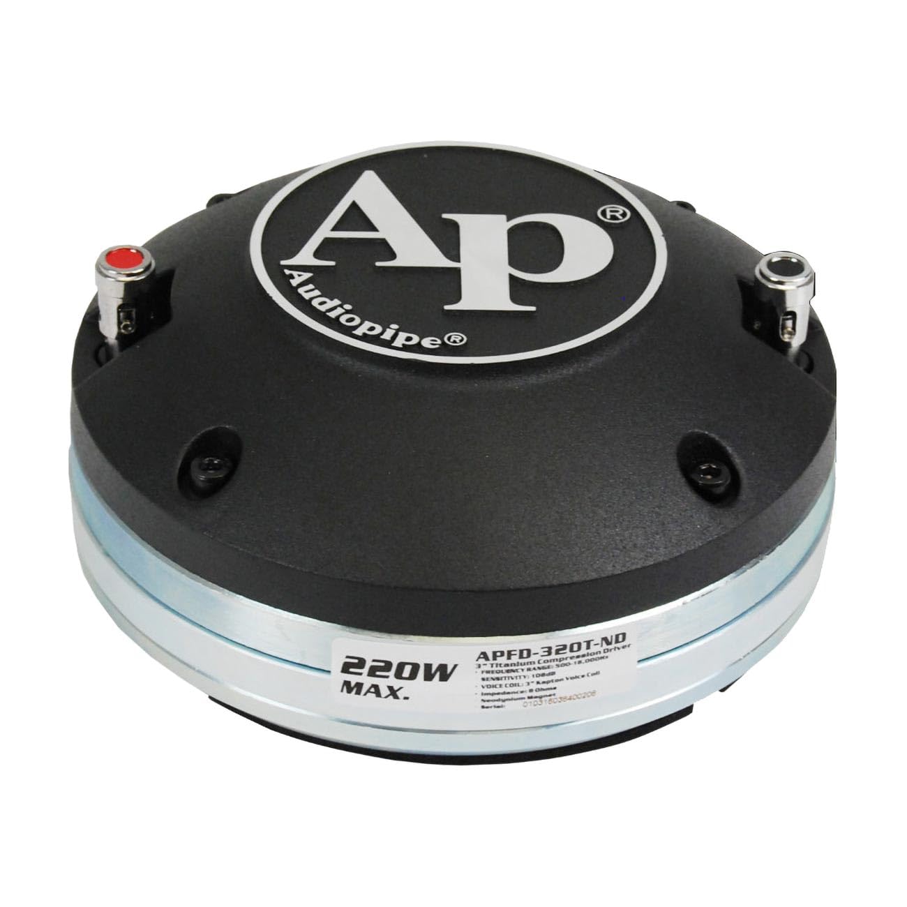 Audiopipe APFD-320T-ND 250W Titanium Compression Driver with 3