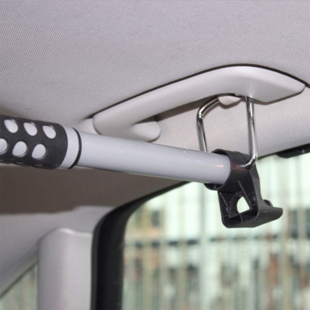 VICASKY Retractable Expandable Car Clothes Hanger Bar - Adjustable Vehicle Clothes Rod for Travel, Camping & Road Trips - Perfect for Hanging Jackets, Shirts & Garments in SUVs, Vans & RVs