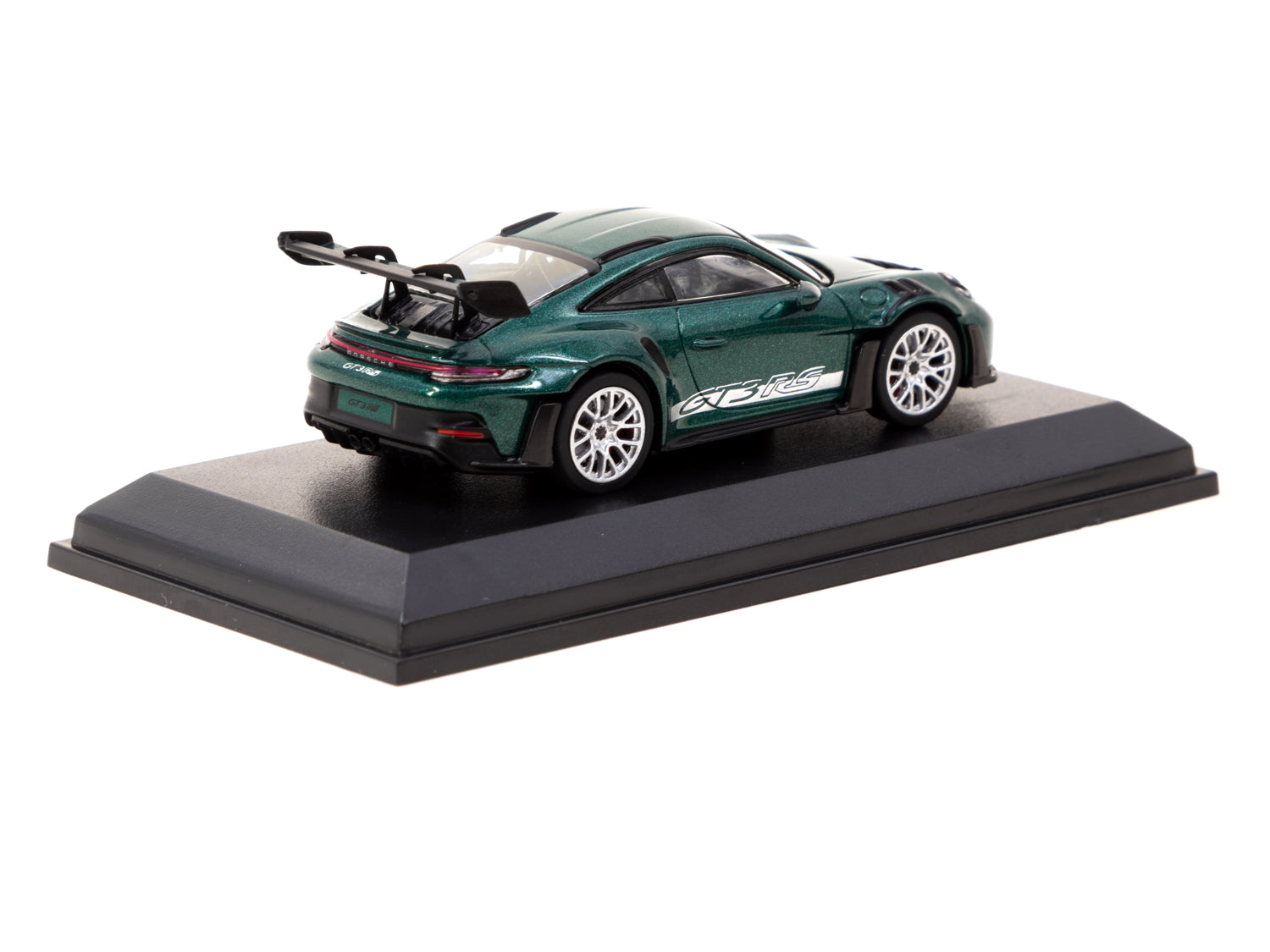 1/64 Scale Porsche 911 (992) GT3 RS GT Diecast Model Car - MiniChamps x Tarmac Works Collaboration - Racing Green Metallic Finish - Perfect for Collectors & Racing Enthusiasts - Display Case & Gift Box Included