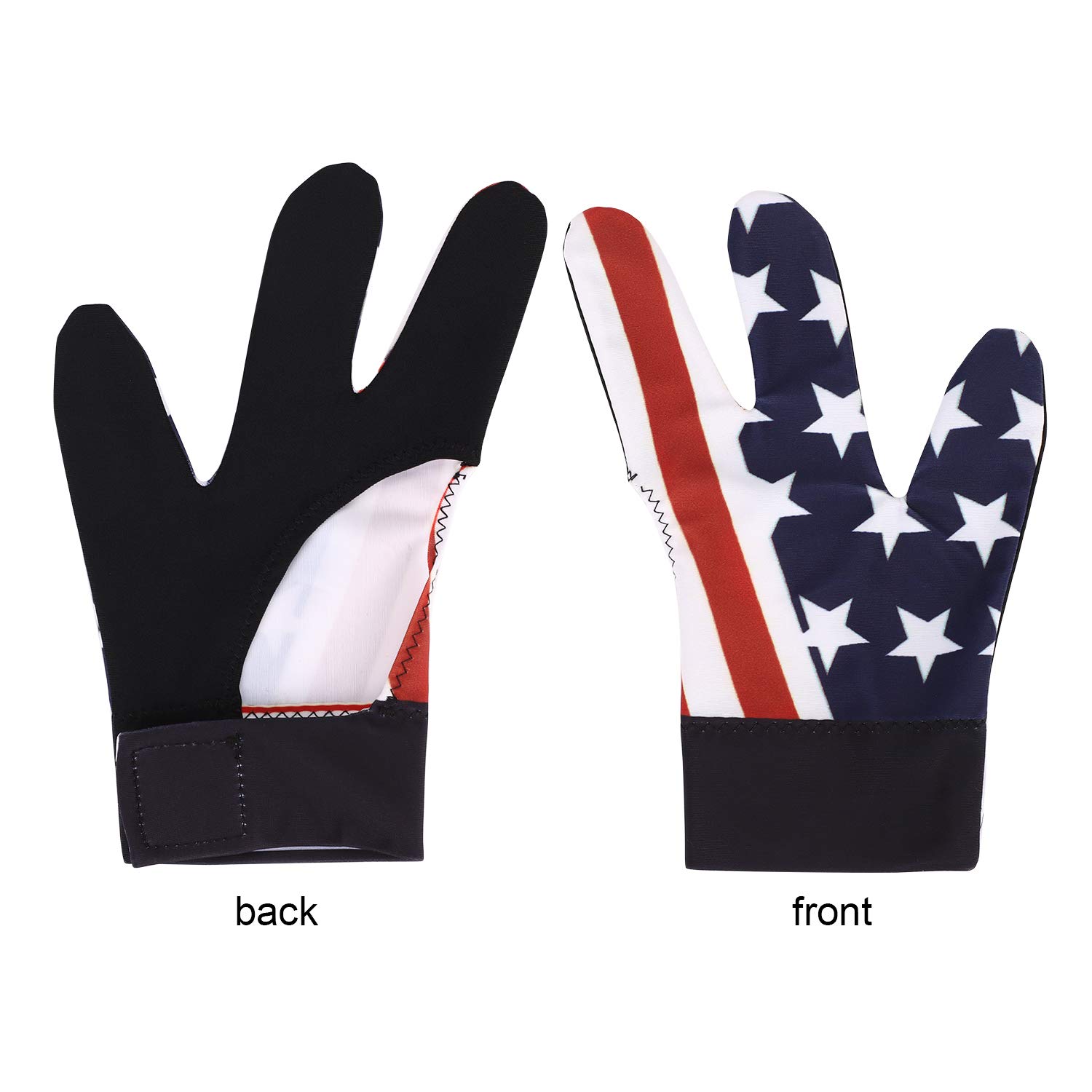 HAOZAIKEJI 3-Finger Breathable Snooker Glove - Anti-Slip Pool Cue Sports Glove for Billiards, Stretchable Left Hand Carom Shooter Glove (1 PC) - Perfect for Professional & Casual Pool Players