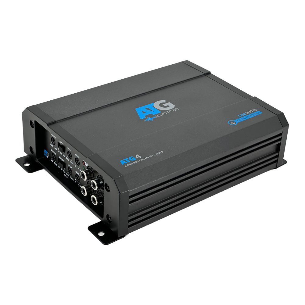 1000W Class D 4 Channel Full Range Mini Amplifier - Compact Power Amp for Car Audio, Home Theater & DJ Systems | High Performance Stereo Sound System