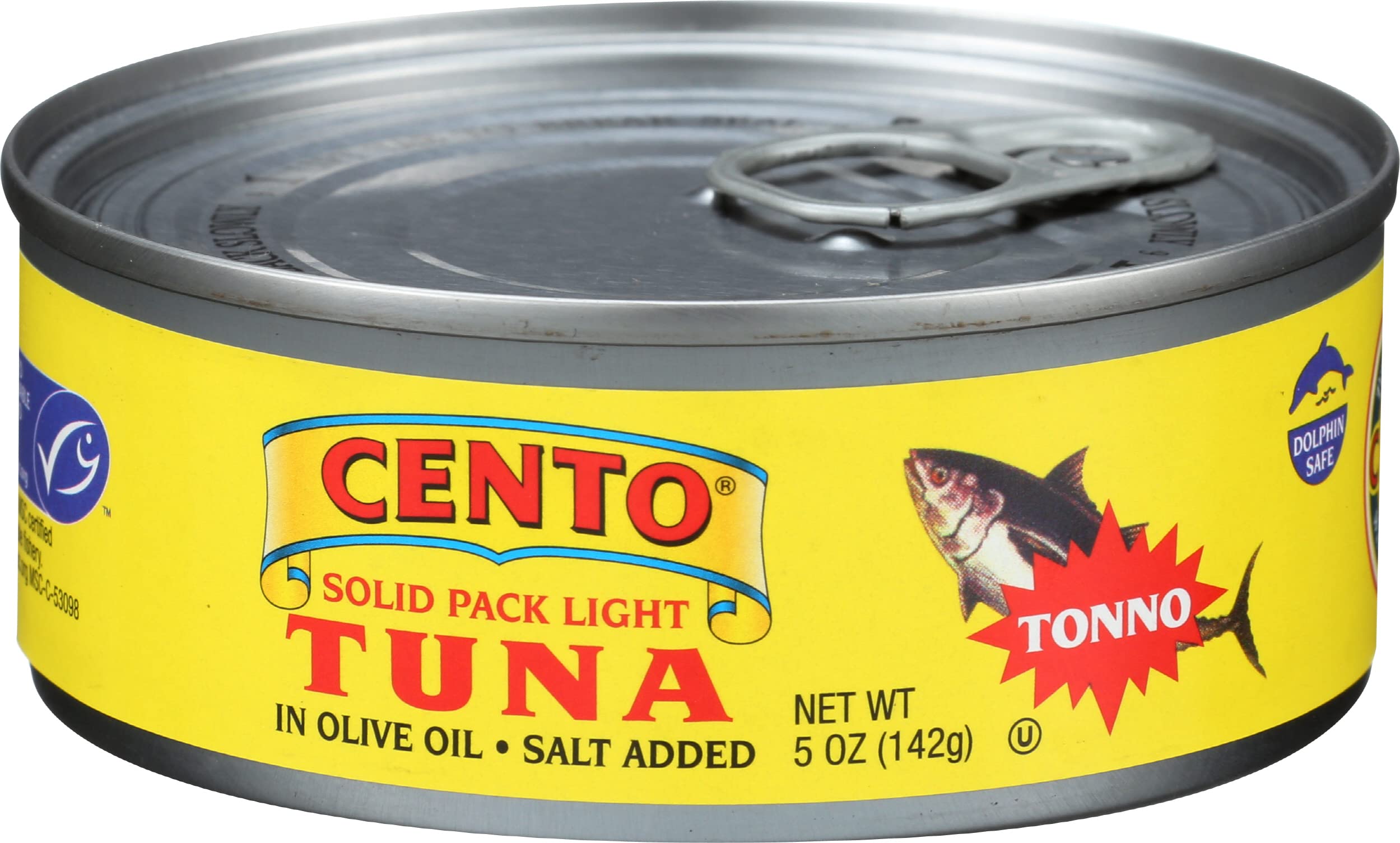 Cento Tuna in Olive Oil, 5 Ounce (Pack of 12) - Premium Italian Albacore Tuna for Salads, Sandwiches & Pasta Dishes - High Protein, Keto & Paleo Friendly