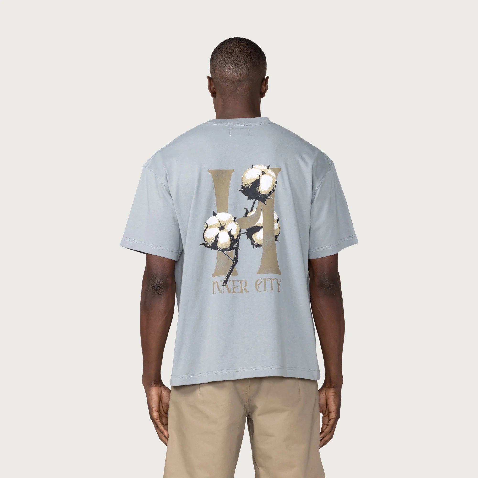 Honor the Gift Premium Cotton T-Shirt for Men - Slate Gray Casual Tee for Everyday Wear & Street Style Outfits