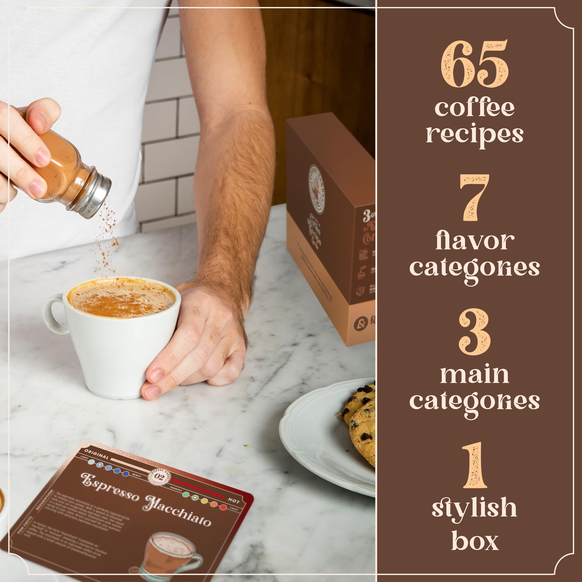 Premium Coffee Gift Set for Coffee Lovers - Compact & Convenient Coffee Bar Accessories, Essential Kitchen Decor & Station Addition - Perfect for Home, Office & Gifting