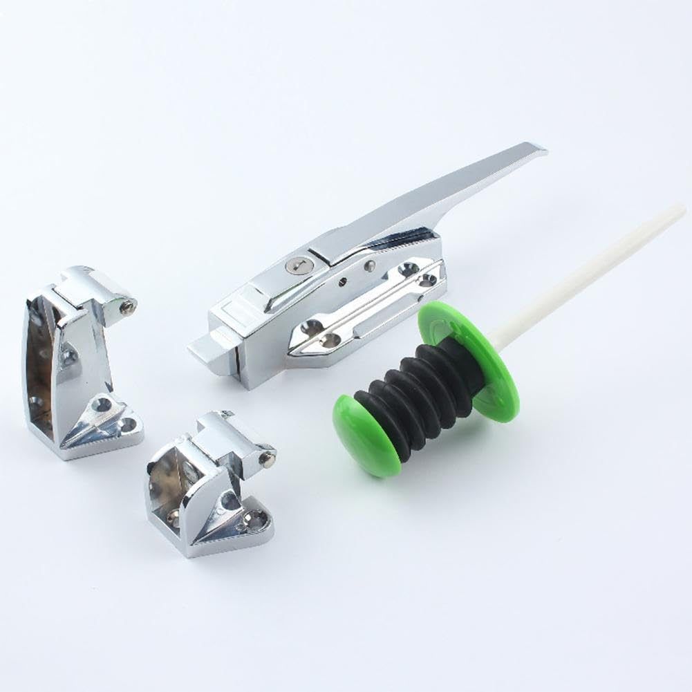 2023 New Walk-in Cooler & Freezer Door Handle with Safeguard Radial Latch Kit - Heavy Duty Replacement for Commercial Refrigerators, Ovens & Laboratory Equipment (Ideal for Restaurants, Grocery Stores & Food Processing Facilities)