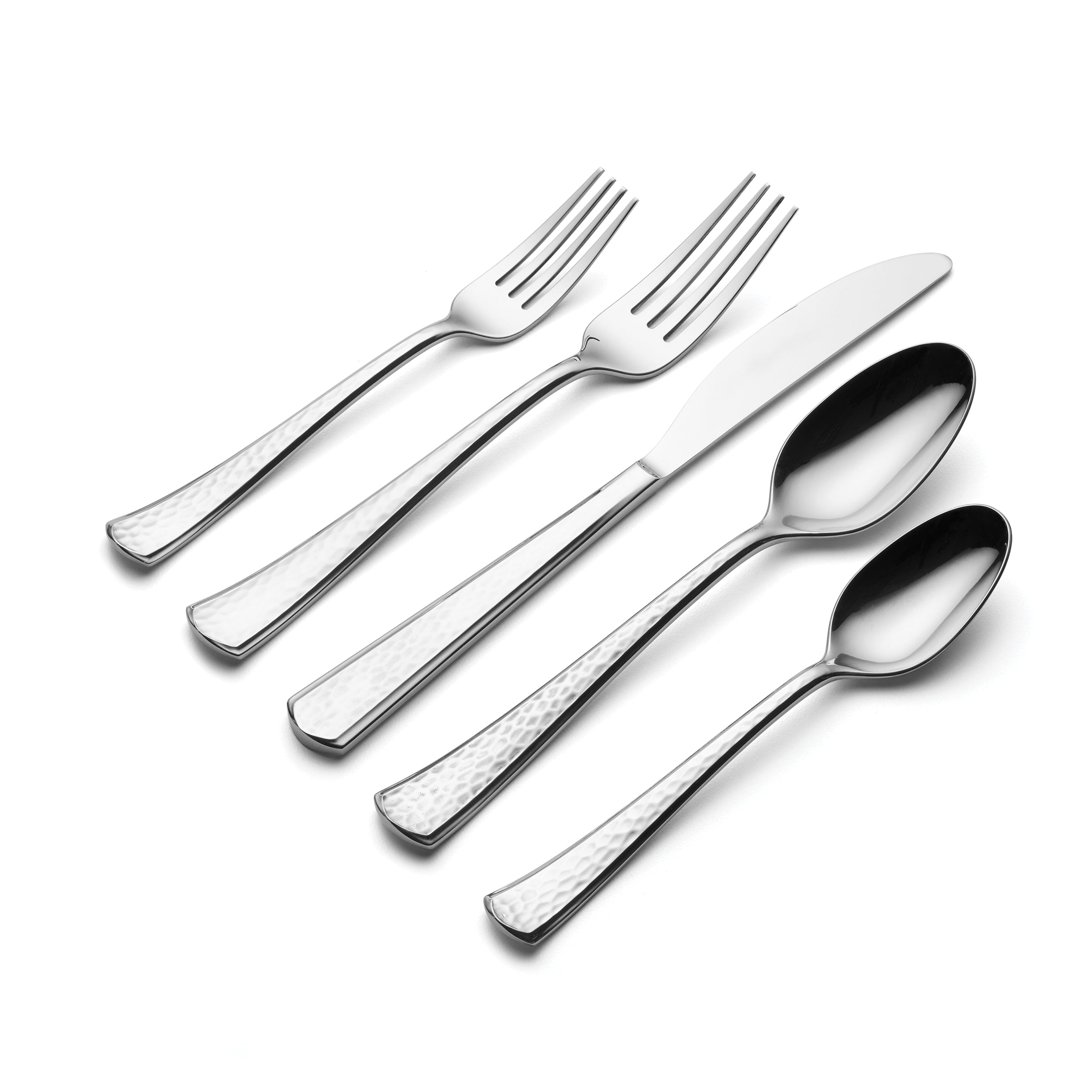 Etta 20-Piece Stainless Steel Flatware Set - Elegant Silverware for 4 People, Dishwasher Safe - Perfect for Dinner Parties, Weddings & Everyday Dining