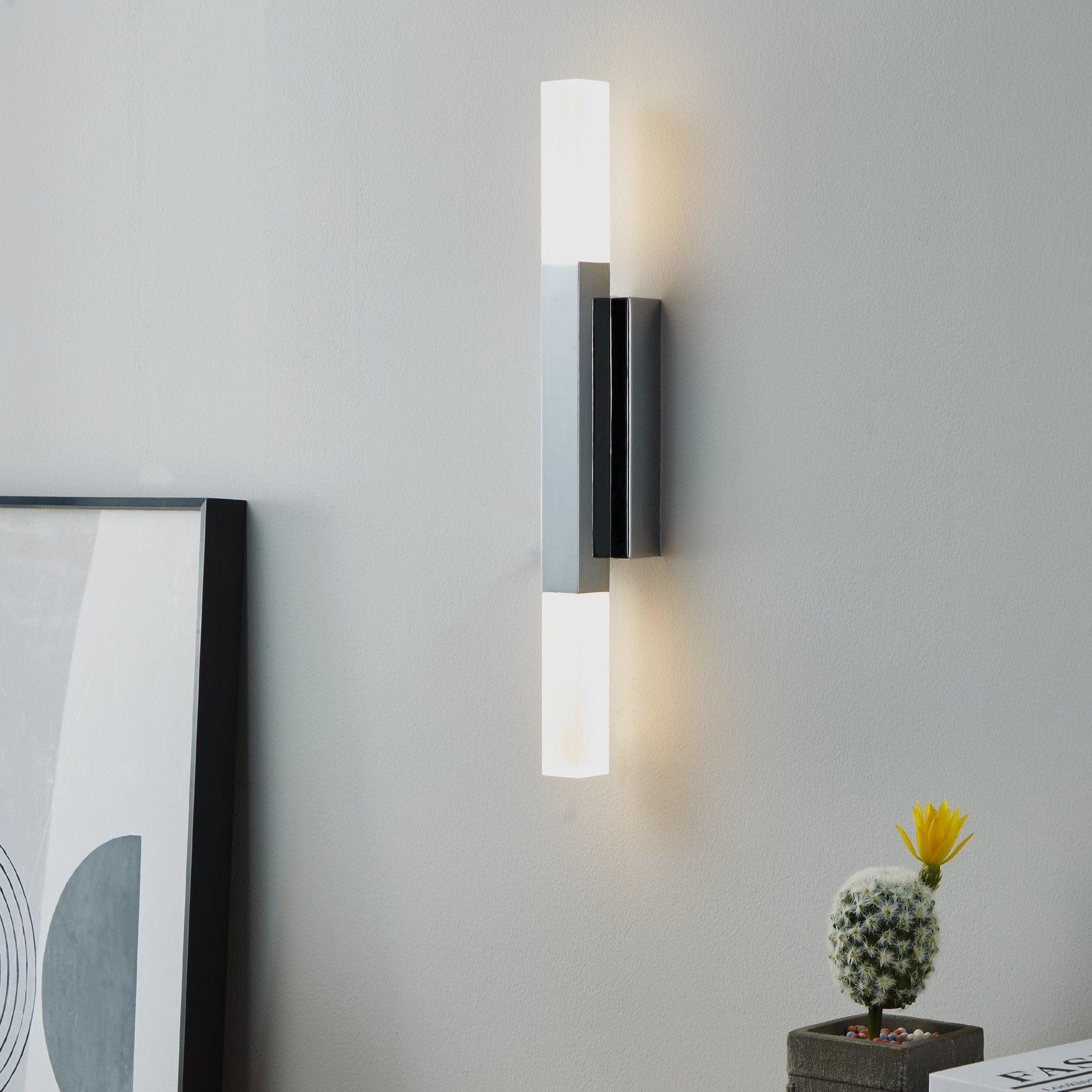 Eglo Alcudia IP44 Chrome LED Bathroom Wall Light - Waterproof Modern Vanity Light for Bathroom, Powder Room & Spa - Perfect for Shower, Mirror & Makeup Area Lighting